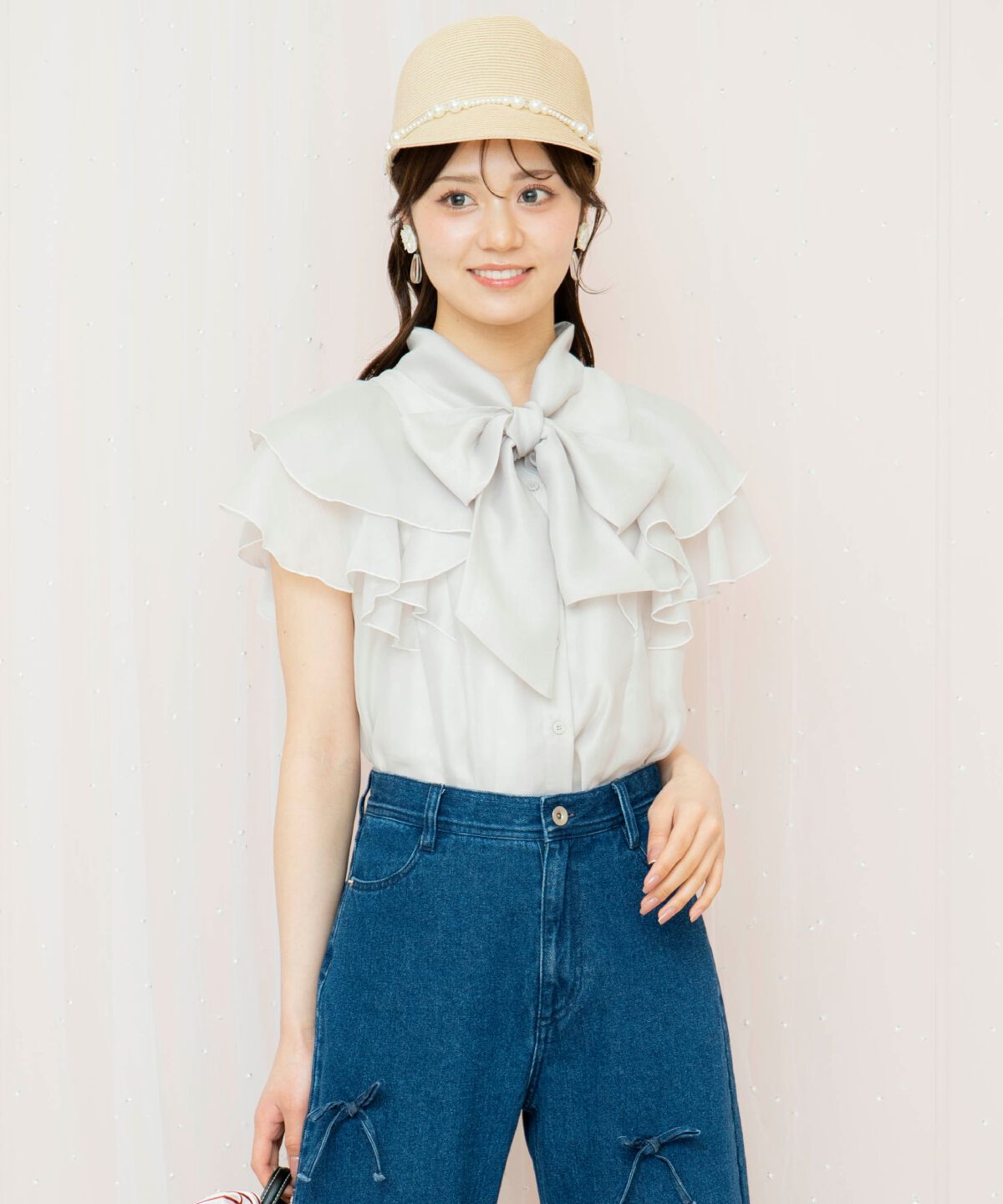 WILLSELECTION「メロウラッフルフリルブラウス」|シャツ・ブラウス|