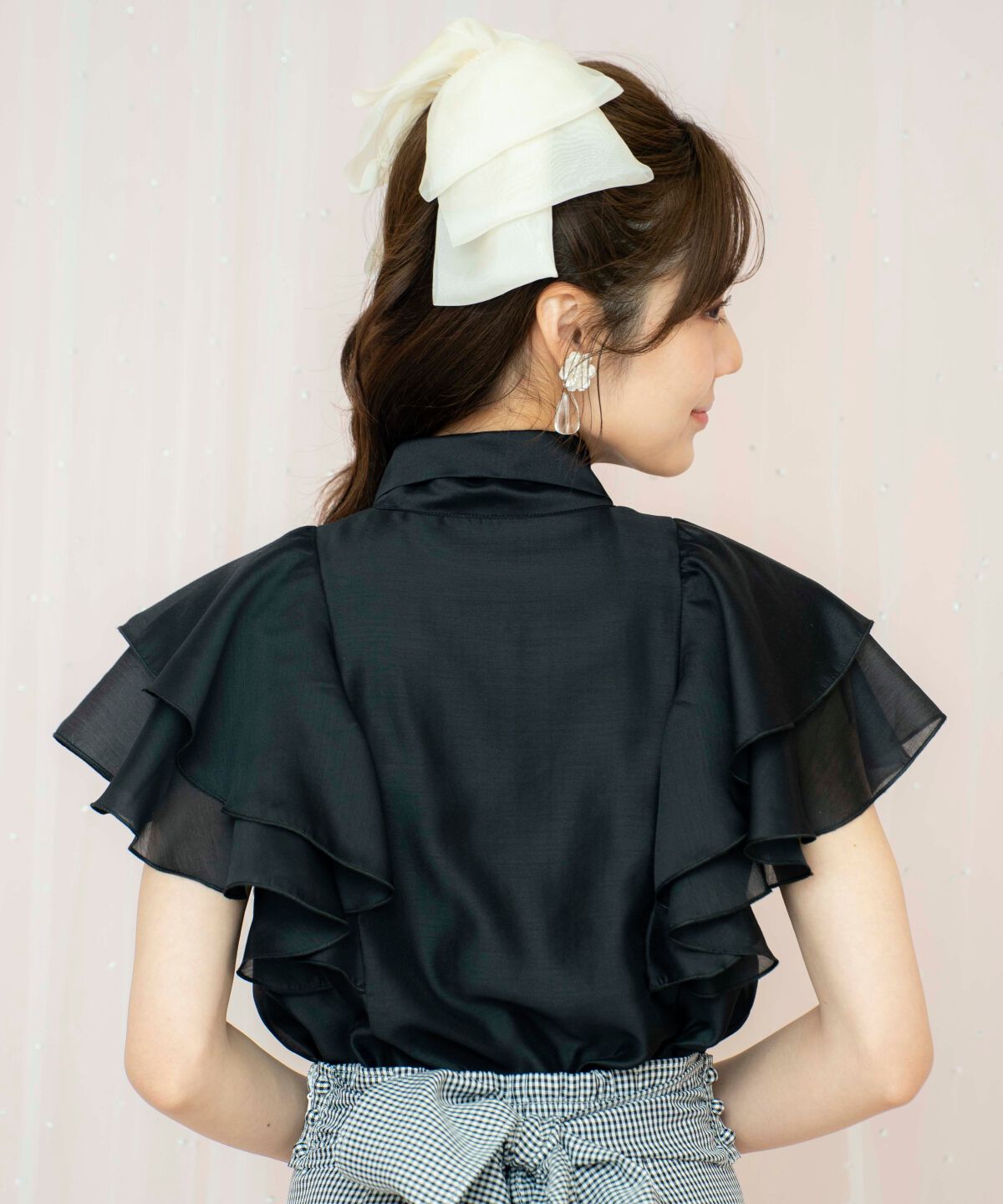 WILLSELECTION「メロウラッフルフリルブラウス」|シャツ・ブラウス|