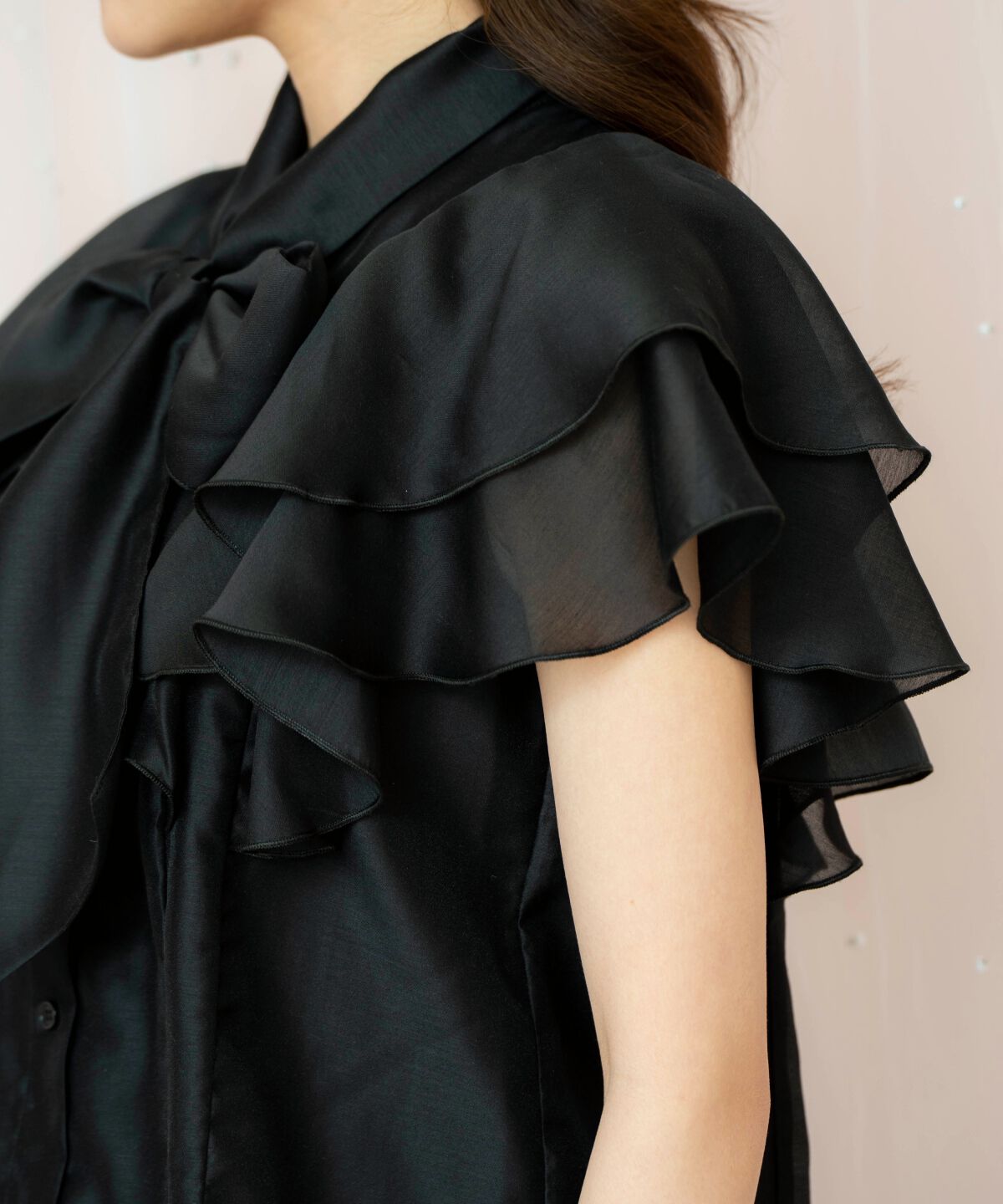 WILLSELECTION「メロウラッフルフリルブラウス」|シャツ・ブラウス|