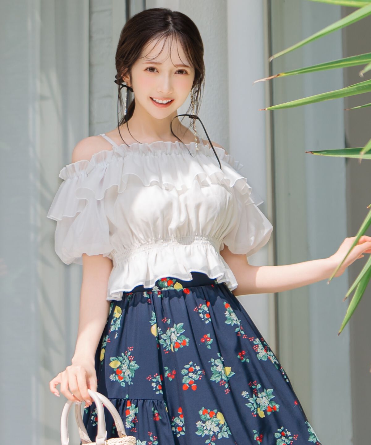 WILLSELECTION「シャーリングオフショルブラウス」|シャツ・ブラウス|