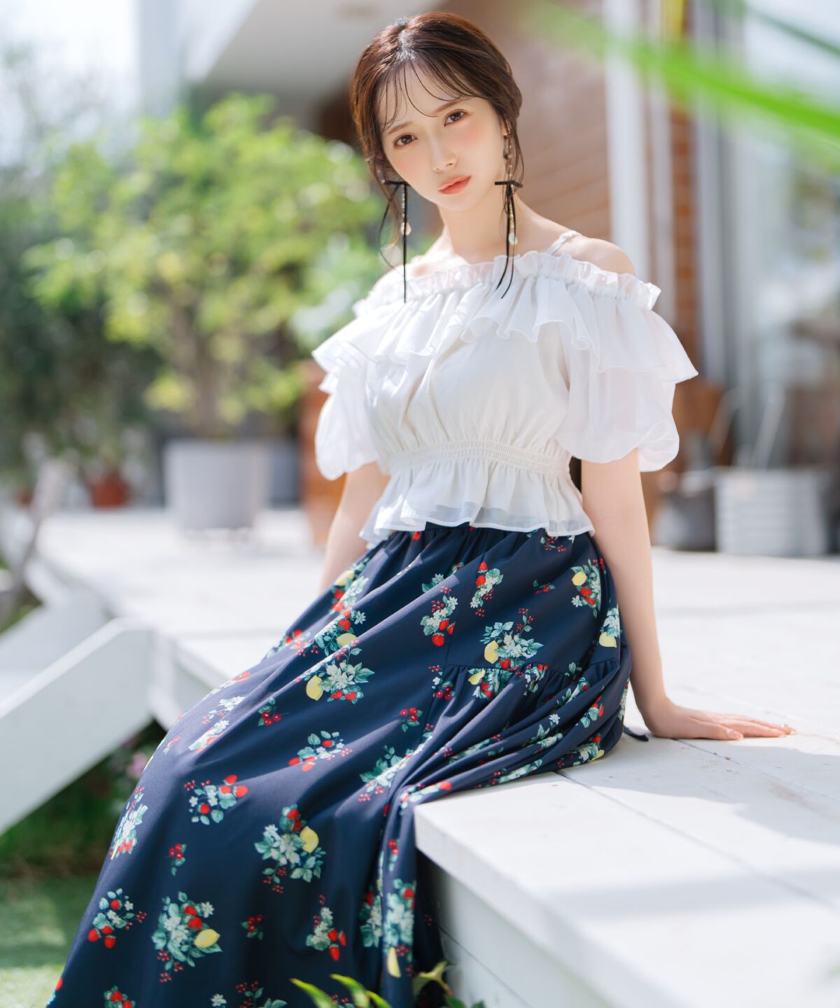 WILLSELECTION「シャーリングオフショルブラウス」|シャツ・ブラウス|