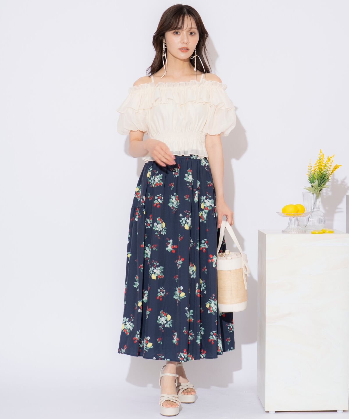 WILLSELECTION「シャーリングオフショルブラウス」|シャツ・ブラウス|