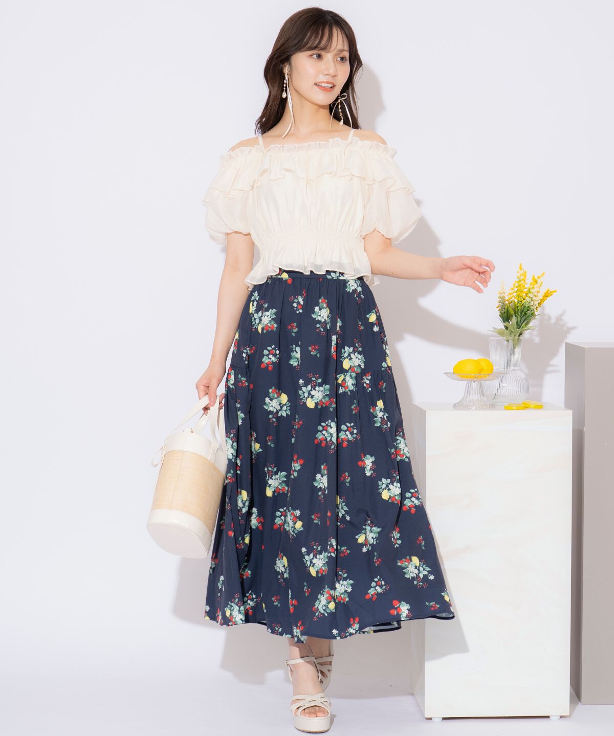 WILLSELECTION「シャーリングオフショルブラウス」|シャツ・ブラウス|