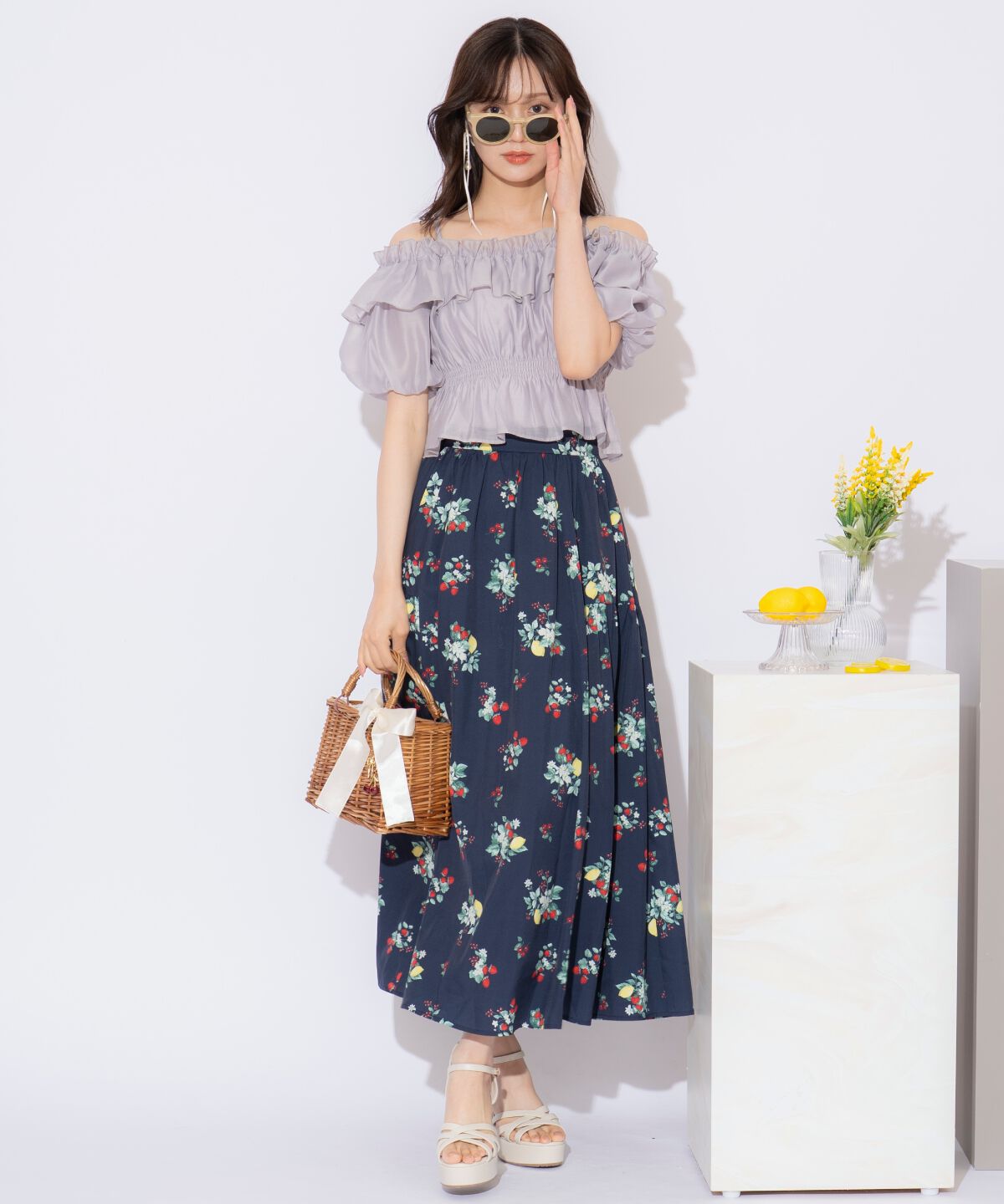 WILLSELECTION「シャーリングオフショルブラウス」|シャツ・ブラウス|