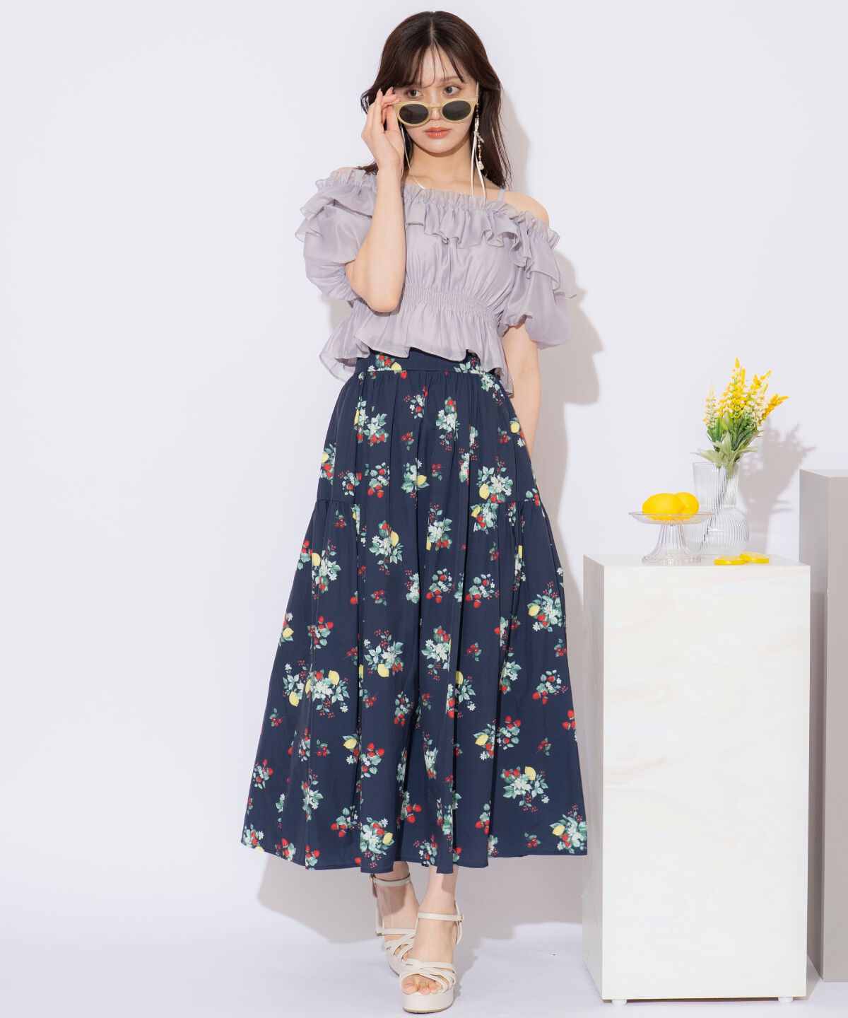 WILLSELECTION「シャーリングオフショルブラウス」|シャツ・ブラウス|