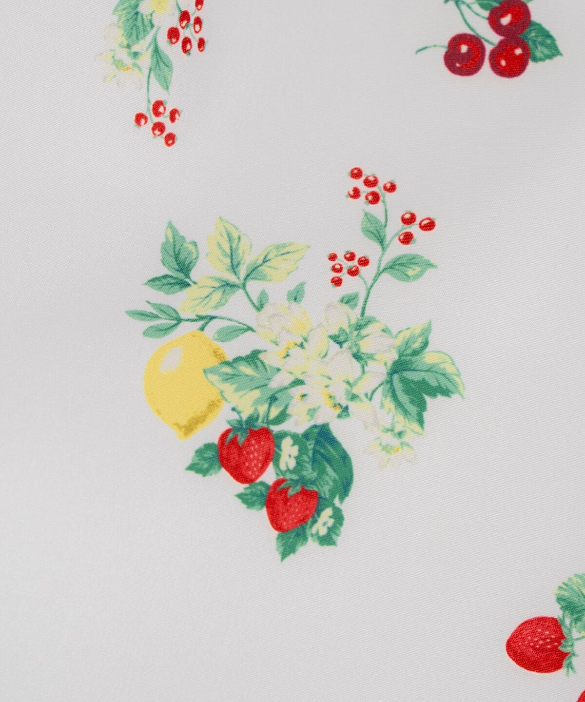 WILLSELECTION「リボンショルダーフルーツプリントワンピース」|ワンピース|