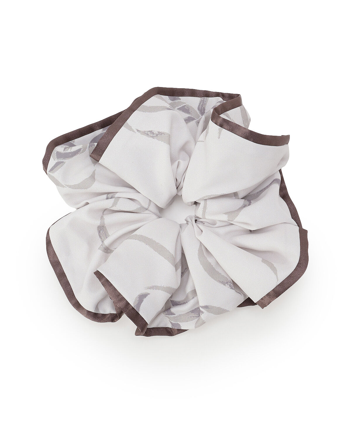 WILLSELECTION「リボンプリントパイピングシュシュ」|ヘアゴム・シュシュ|