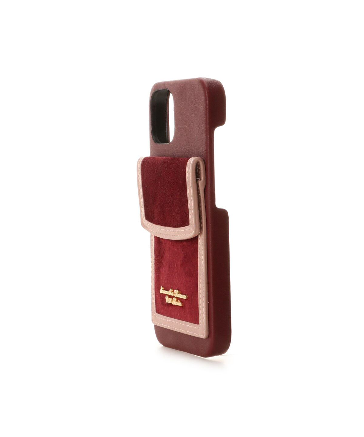 Samantha Thavasa Petit Choice「ベロアポケット付きiPhoneケース13」|モバイルケース|