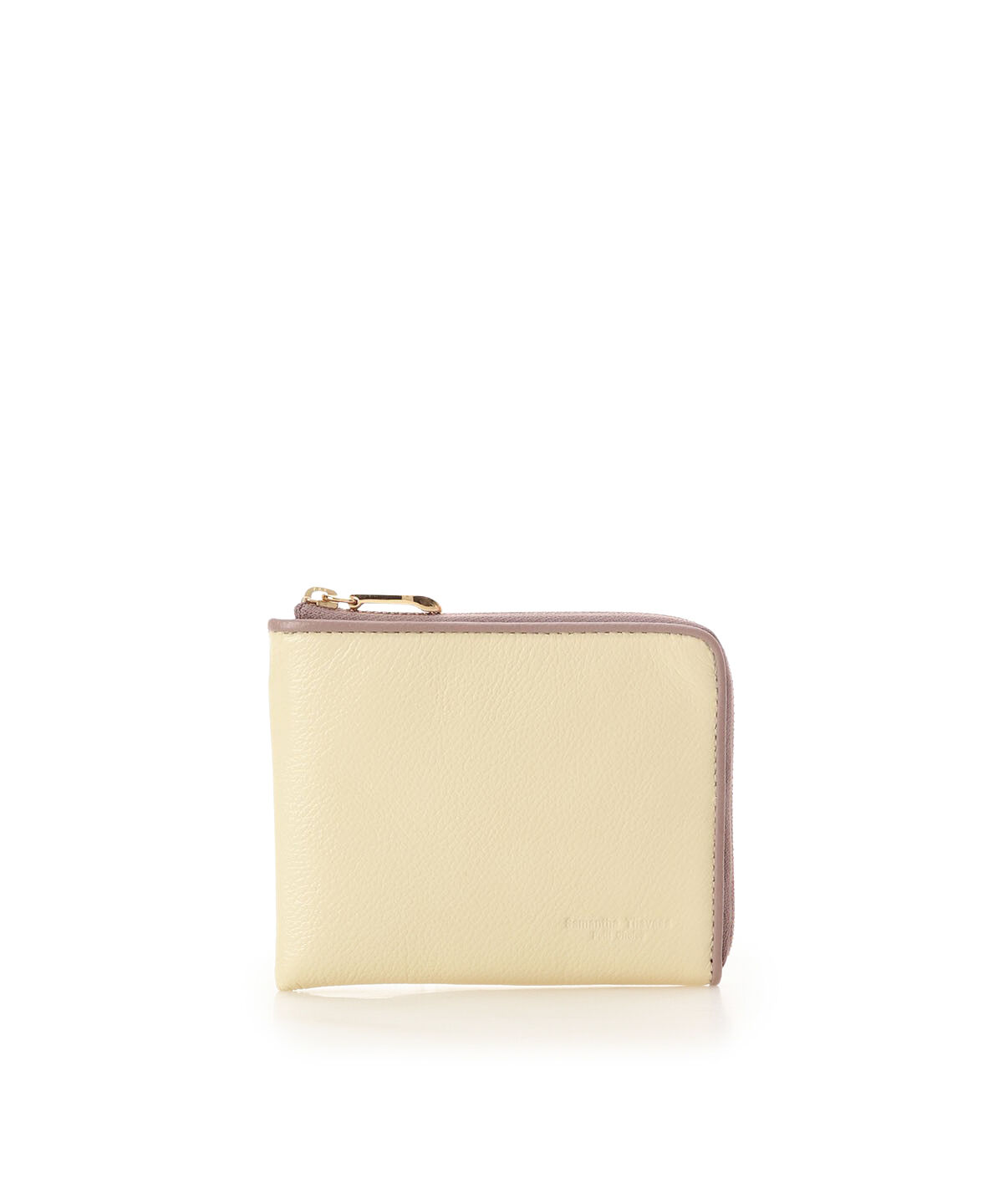 Samantha Thavasa Petit Choice「パイピングバイカラー 折財布」|財布|イエロー