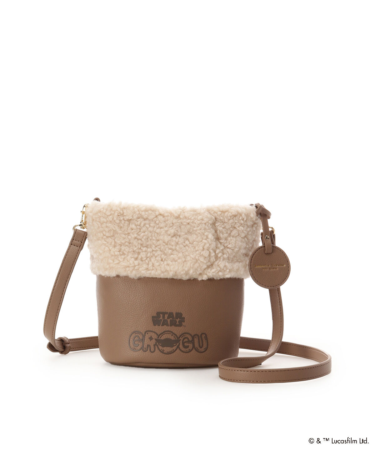 Samantha Thavasa Petit Choice「『スター・ウォーズ』「グローグー」コレクション ミニショルダーバッグ」|ショルダー・メッセンジャー|ベージュ