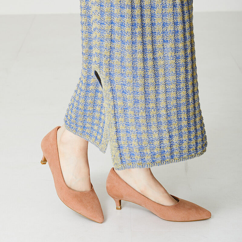 ORiental TRaffic「【跳べるパンプス/シリーズ累計１５０万足突破】メタリックラインヒール/R-3206 パンプス オケージョン」|パンプス|PINK