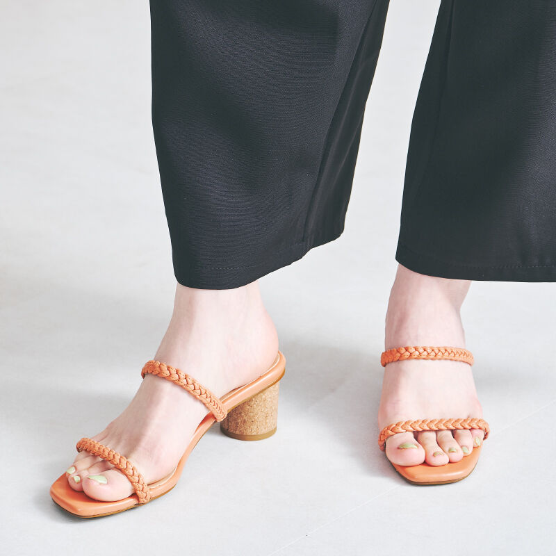 WA Oriental TRaffic「編み込みダブルベルトサンダル/22211」|サンダル|