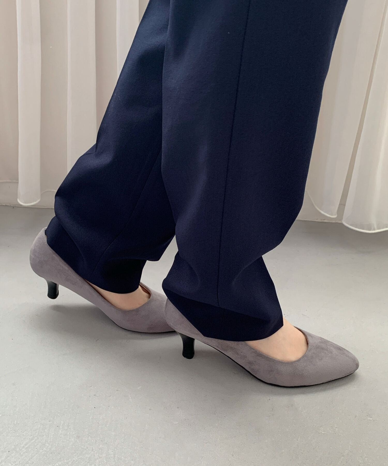 ORiental TRaffic「【WEB限定 / 累計9万足突破】 ミドルヒール パンプス /R-4008  ヒール5.5cm シンプル オフィス クッション」|パンプス|