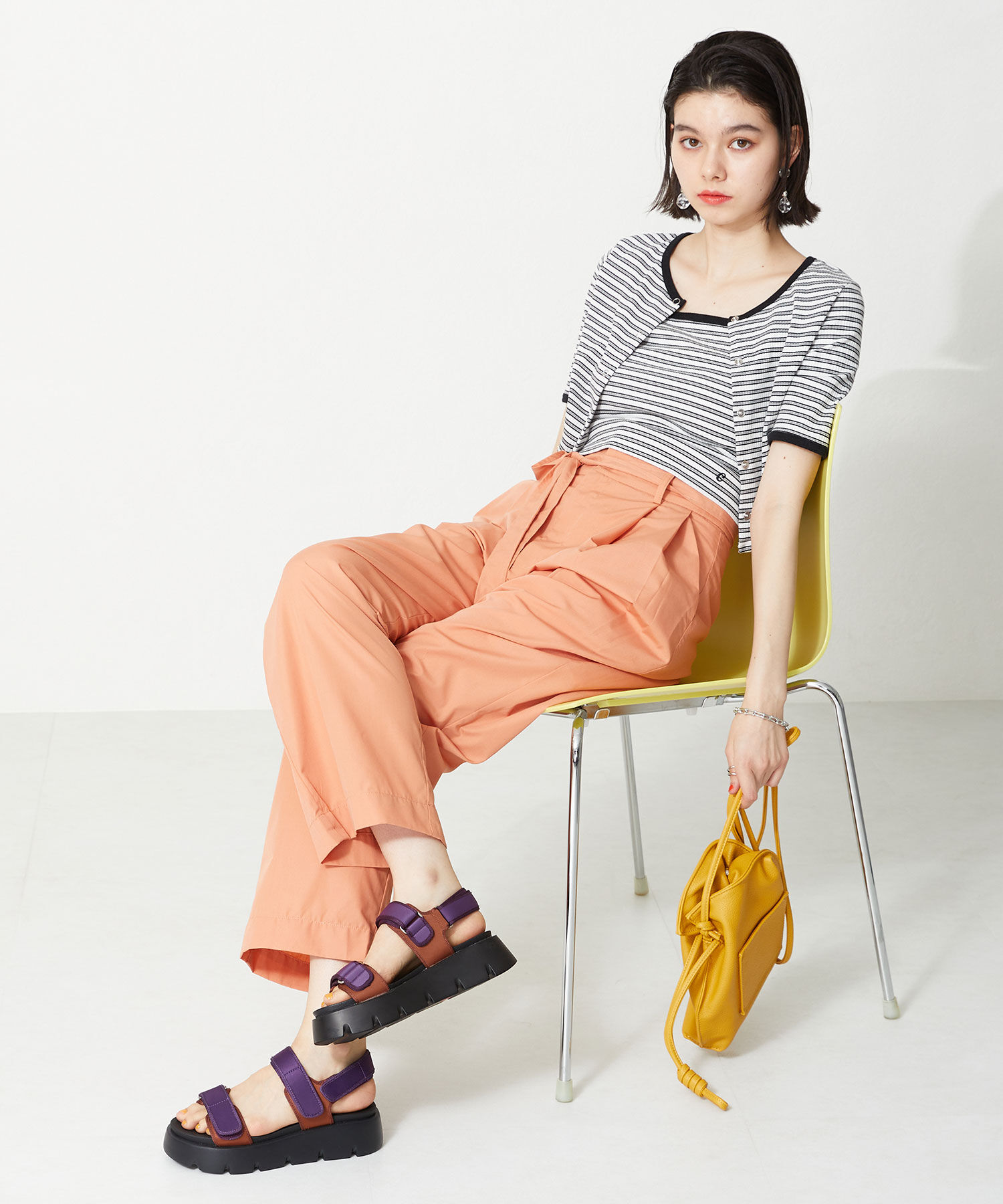 ORiental TRaffic「【アウトレット価格】厚底ナイロンベルトスポーツサンダル/OT3212 サンダル 厚底 スポサン 人気」|サンダル|