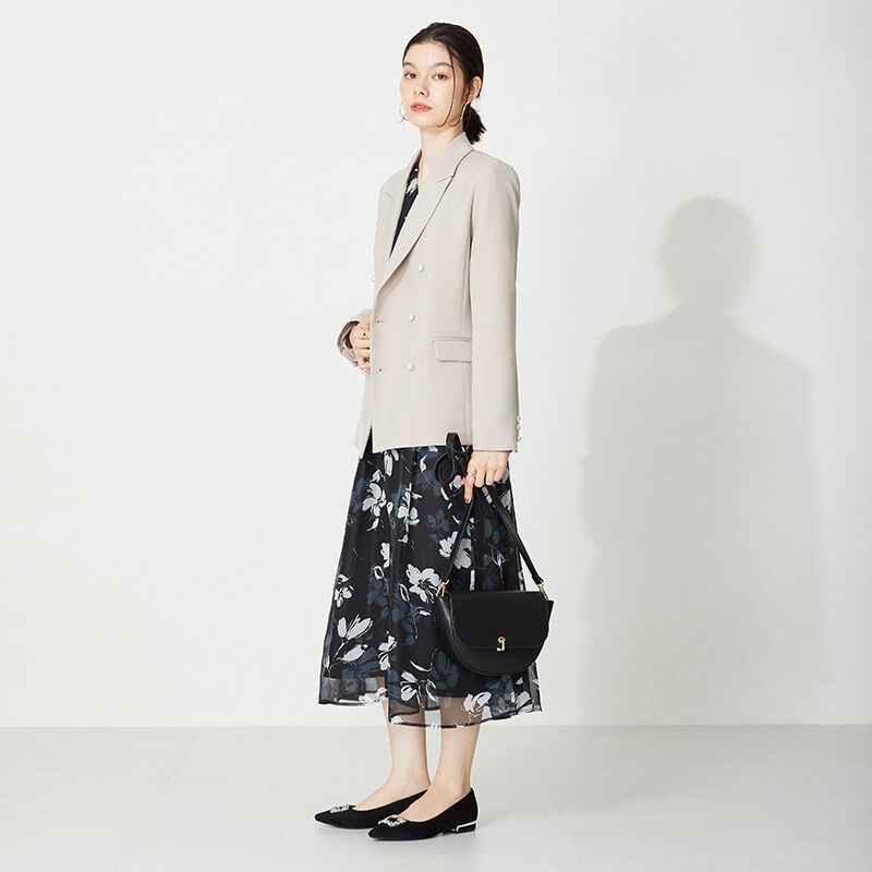 ORiental TRaffic「ビジューモチーフフラットパンプス/31302」|パンプス|