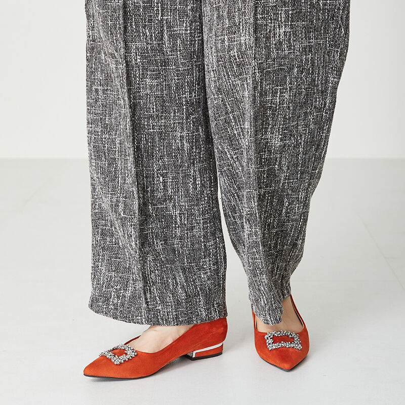 ORiental TRaffic「ビジューモチーフフラットパンプス/31302」|パンプス|