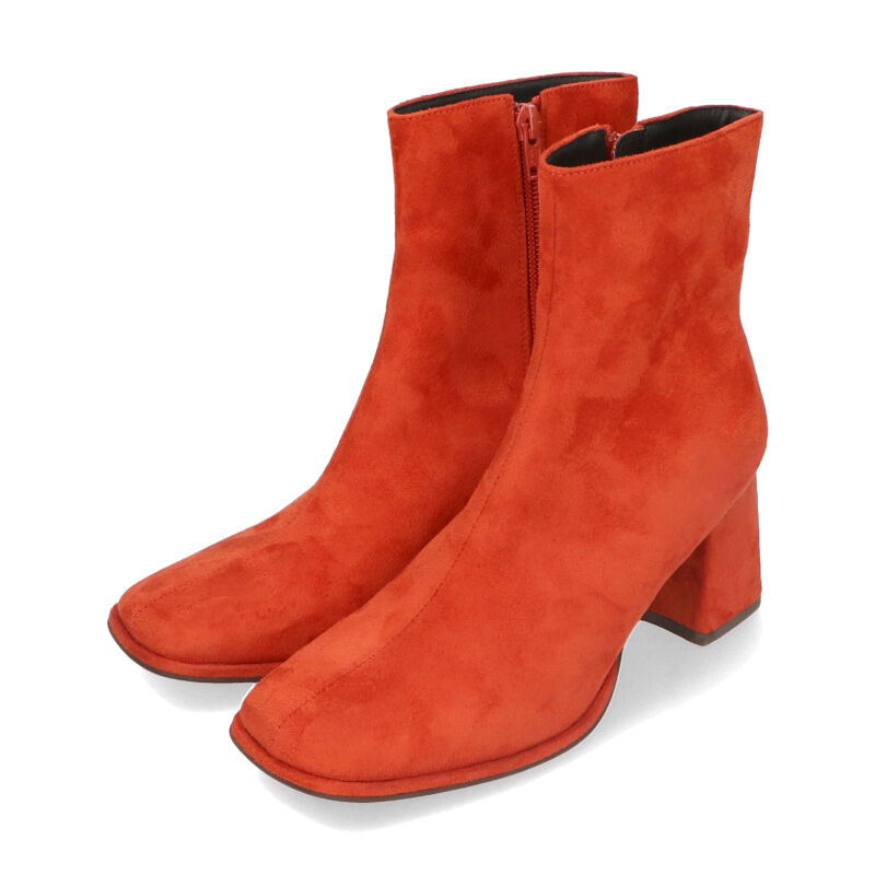 ORiental TRaffic「スクエアトゥヒールカラーブーツ/31418」|ショートブーツ|