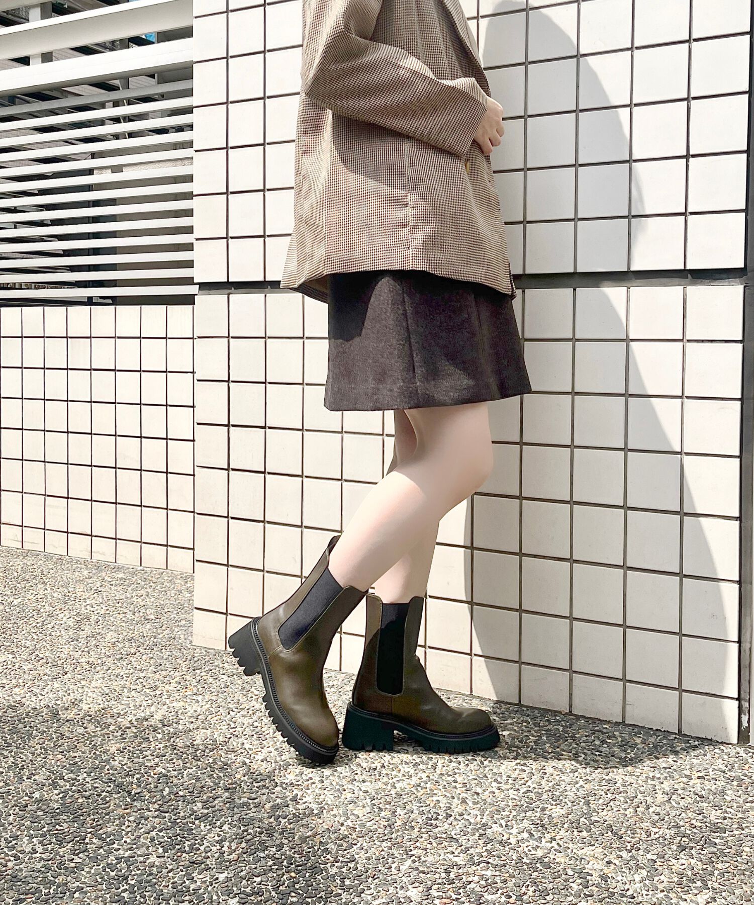 ORiental TRaffic「厚底サイドゴアブーツ/31419」|ショートブーツ|