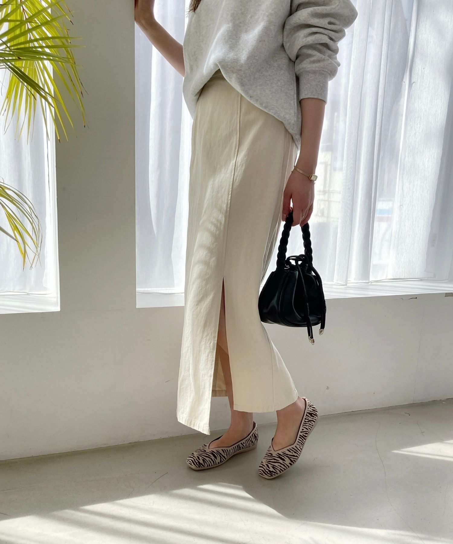 ORiental TRaffic「【洗濯OK】 ニットパンプス /R-3215 軽量 フラット ニット 通気性 柔らかい」|パンプス|