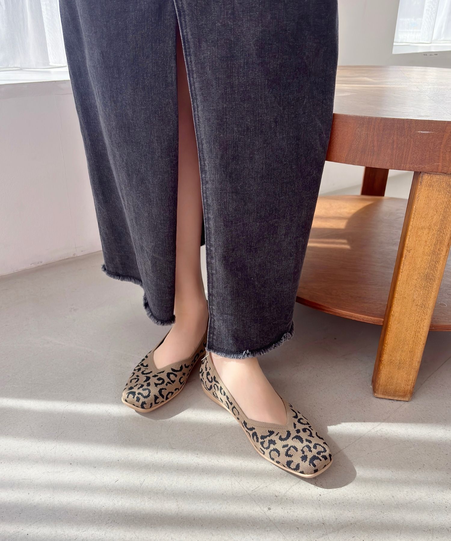 ORiental TRaffic「【洗濯OK】 ニットパンプス /R-3215 軽量 フラット ニット 通気性 柔らかい」|パンプス|