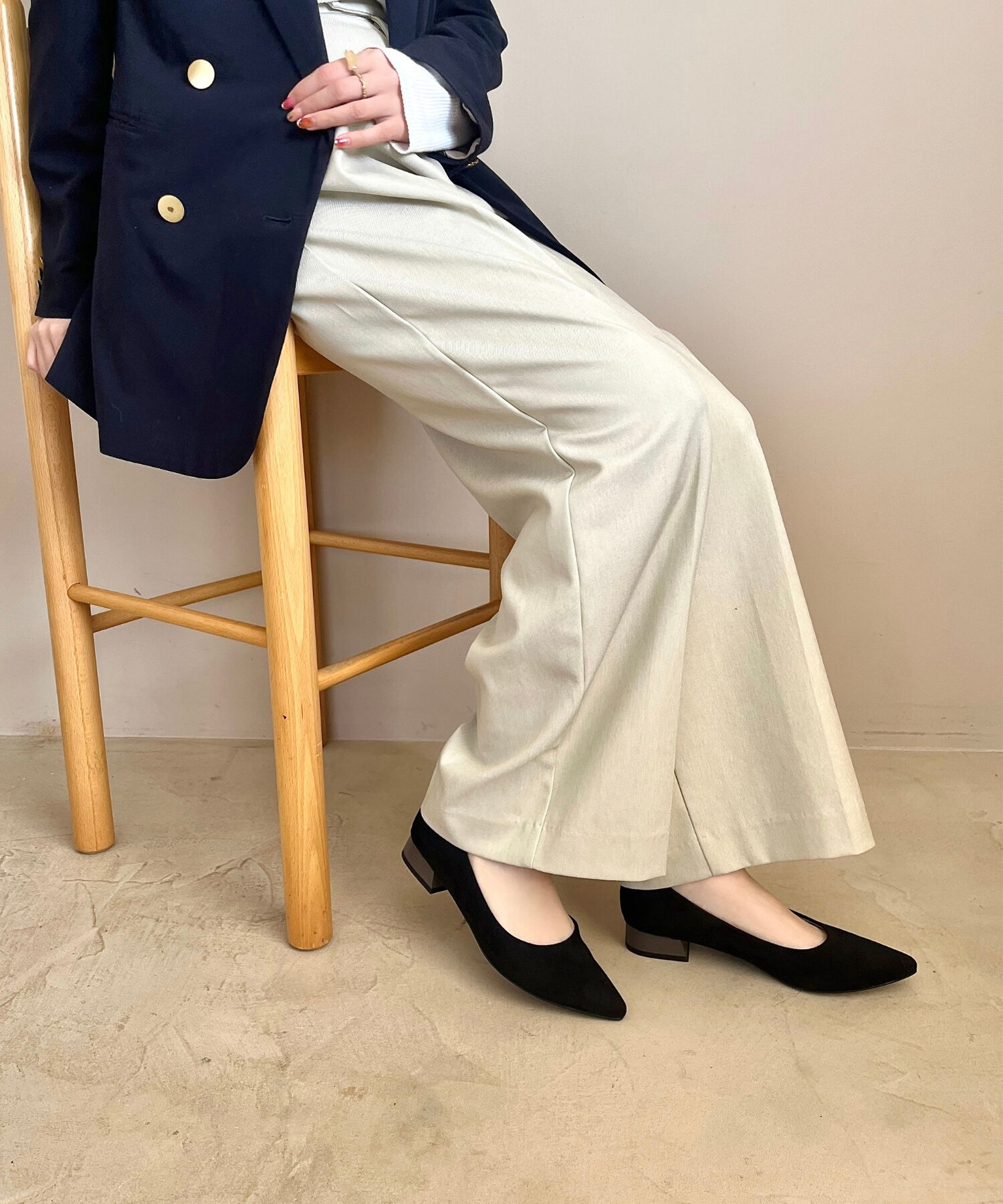 WA Oriental TRaffic「【追加】バイカラーポインテッドトゥパンプス/42302 トレンド　人気 オフィスカジュアル」|パンプス|