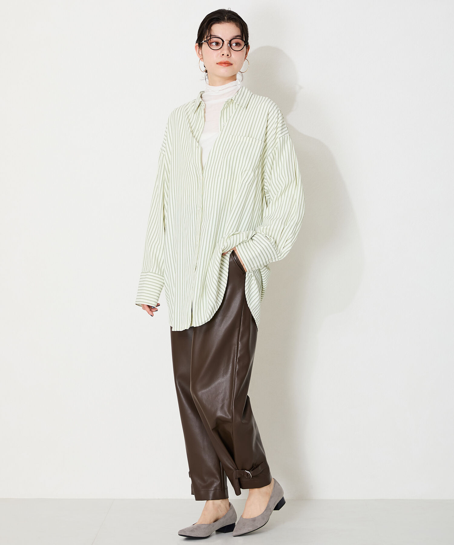 WA Oriental TRaffic「【追加】バイカラーポインテッドトゥパンプス/42302 トレンド　人気 オフィスカジュアル」|パンプス|