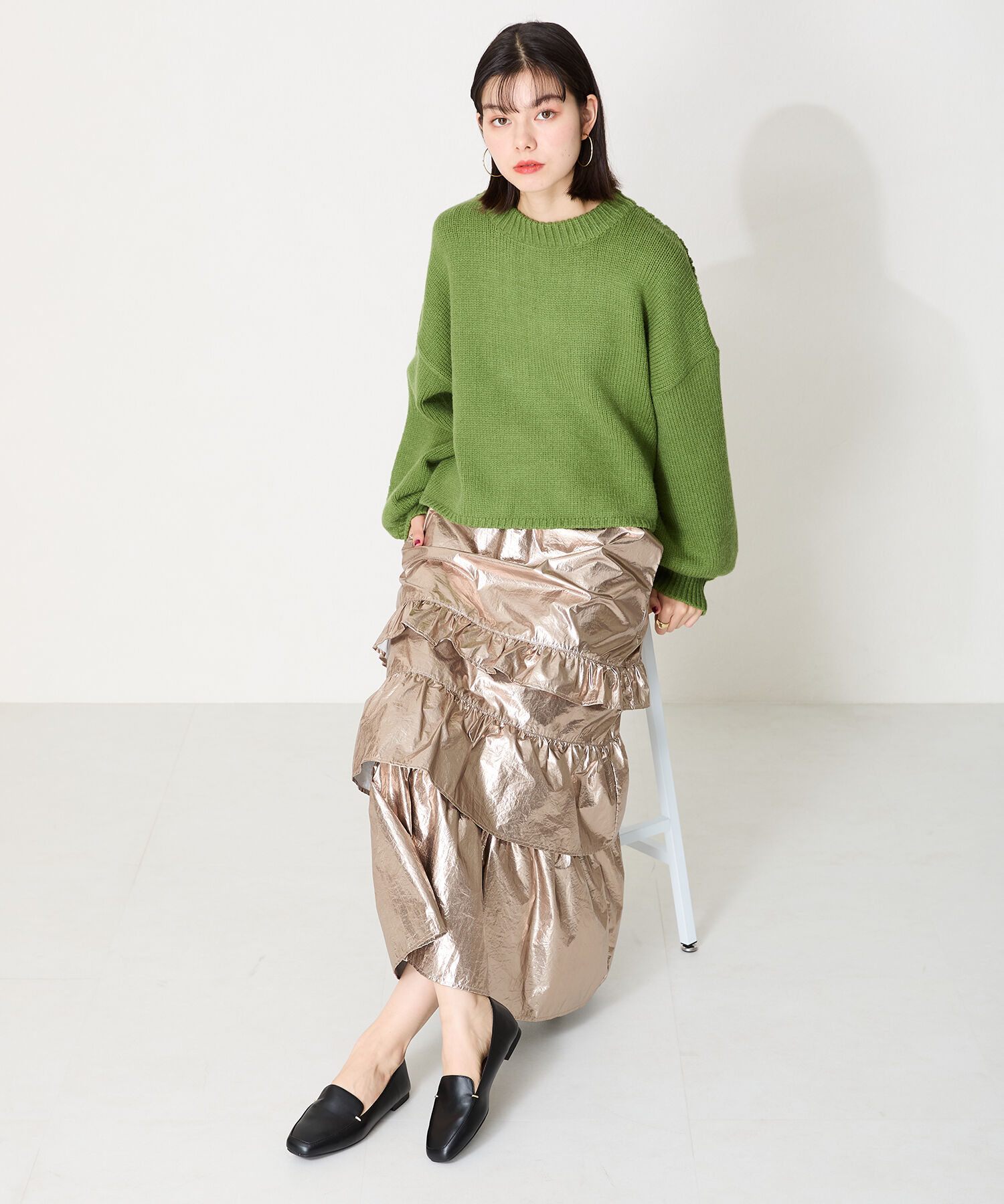 ORiental TRaffic「●2024秋冬新作●ゴールドモチーフオペラパンプス/41322」|パンプス|