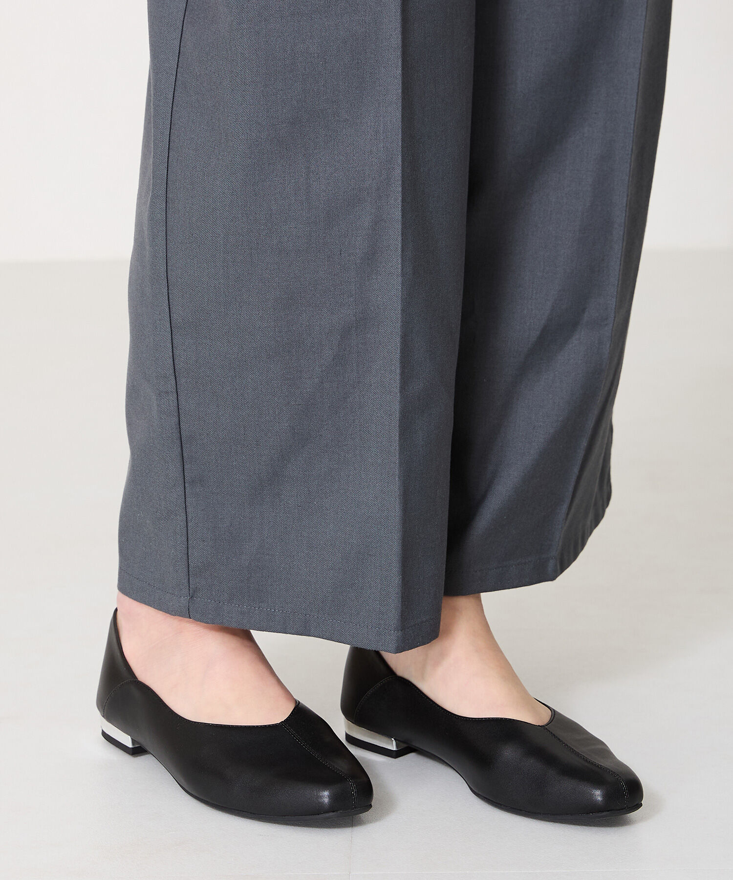 ORiental TRaffic「●通年使える●センターシームバブーシュ/51107 パンプス フラット 柔らかい」|パンプス|