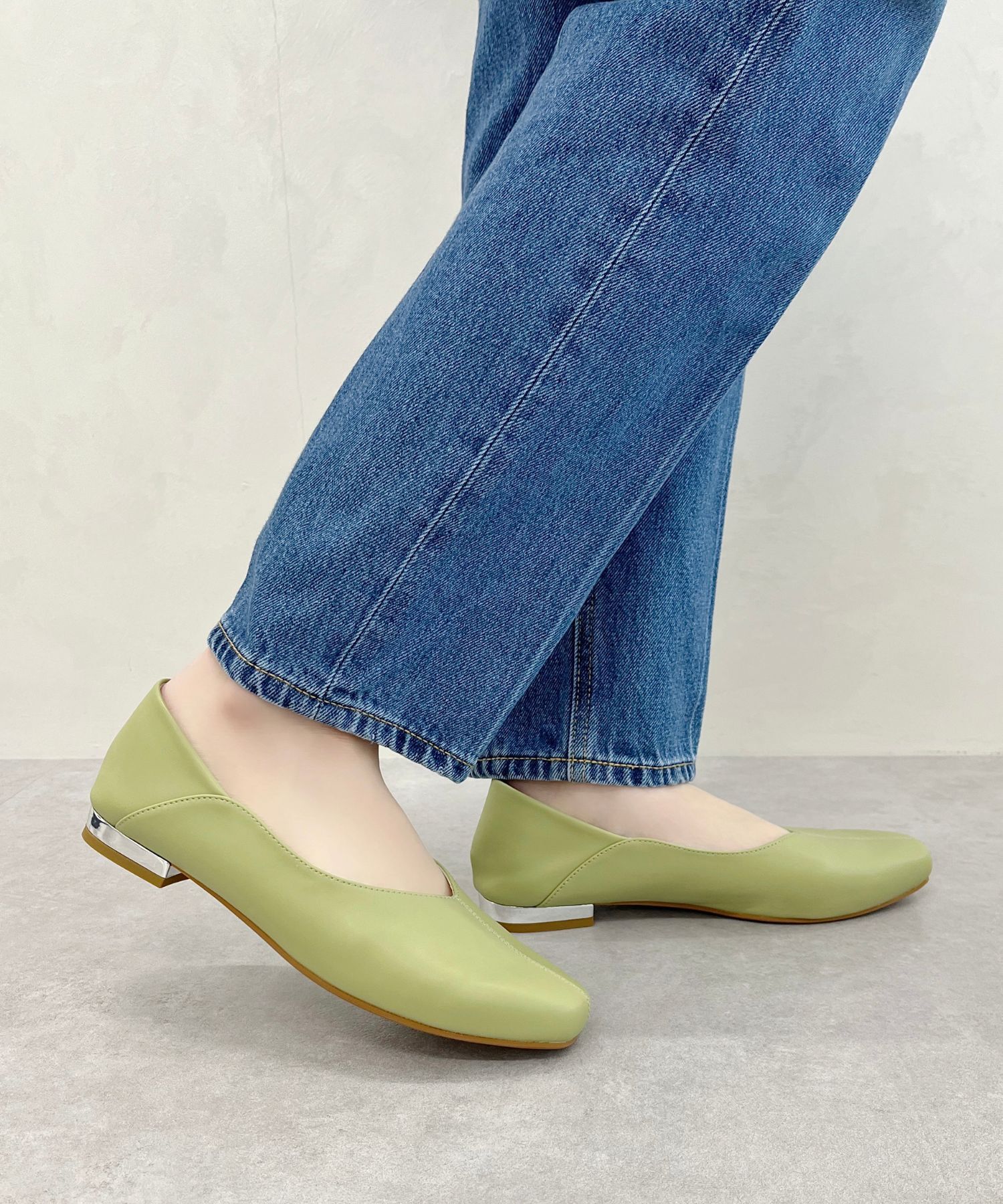 ORiental TRaffic「●通年使える●センターシームバブーシュ/51107 パンプス フラット 柔らかい」|パンプス|