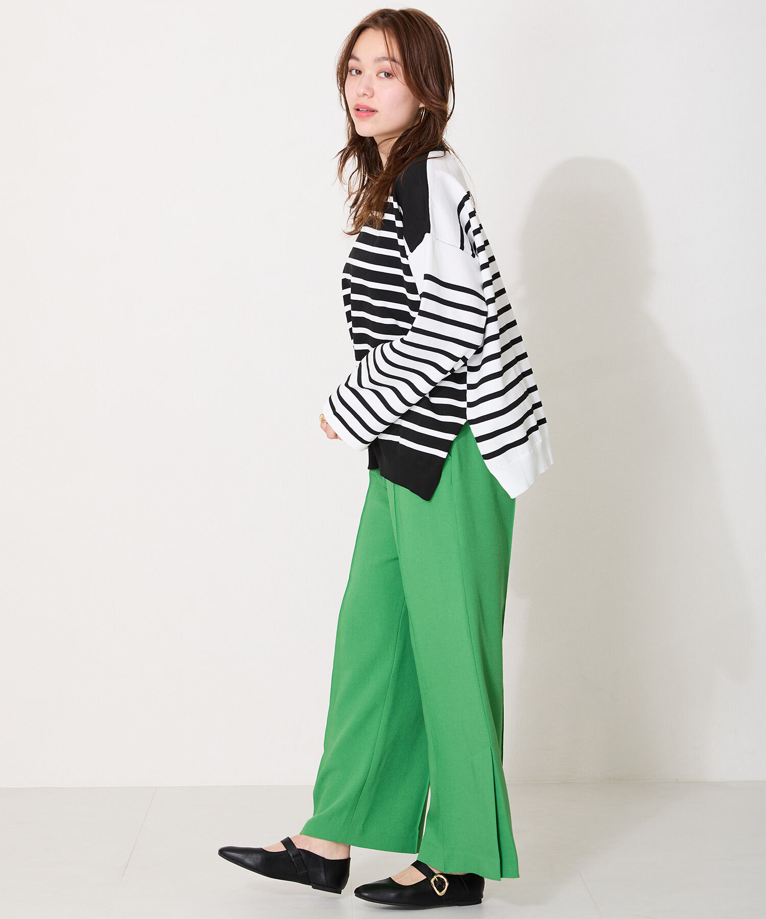 WA Oriental TRaffic「柔らか ストラップ フラット パンプス /52104 フィット クッション」|パンプス|