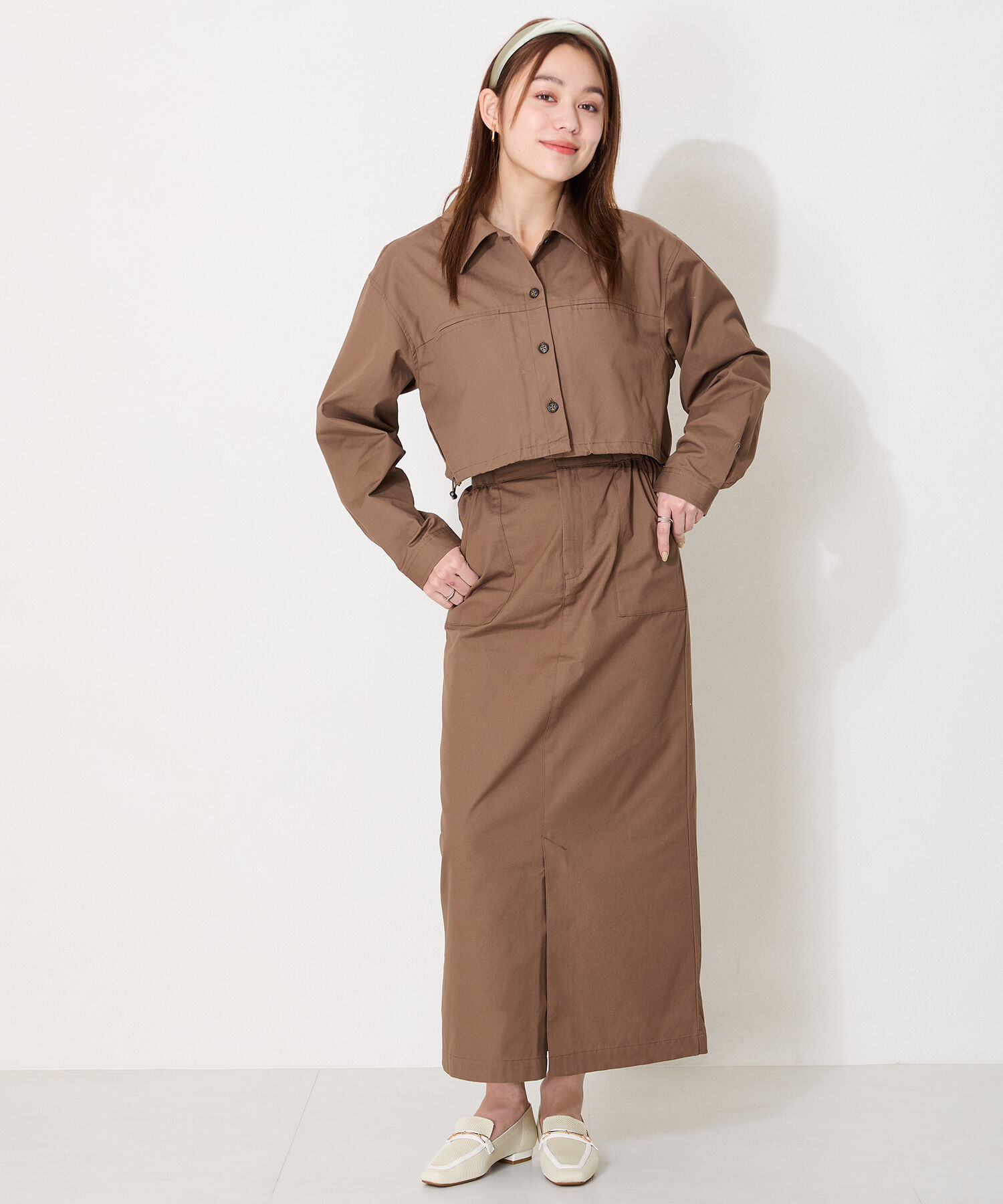 WA Oriental TRaffic「●2025春夏新作●ビットモチーフニットローファー/52102 ローファー 軽い ニット 人気 トレンド 売れてる」|パンプス|