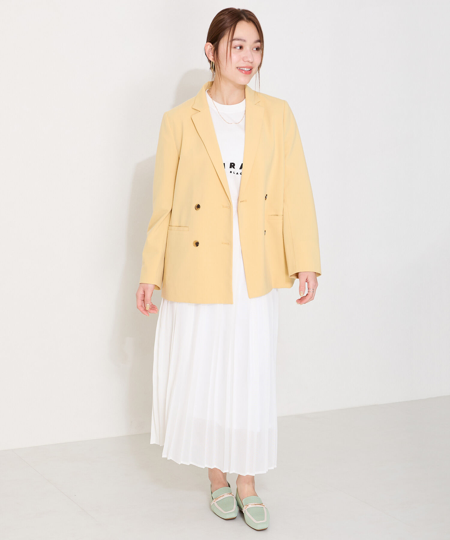 WA Oriental TRaffic「●2025春夏新作●ビットモチーフニットローファー/52102 ローファー 軽い ニット 人気 トレンド 売れてる」|パンプス|