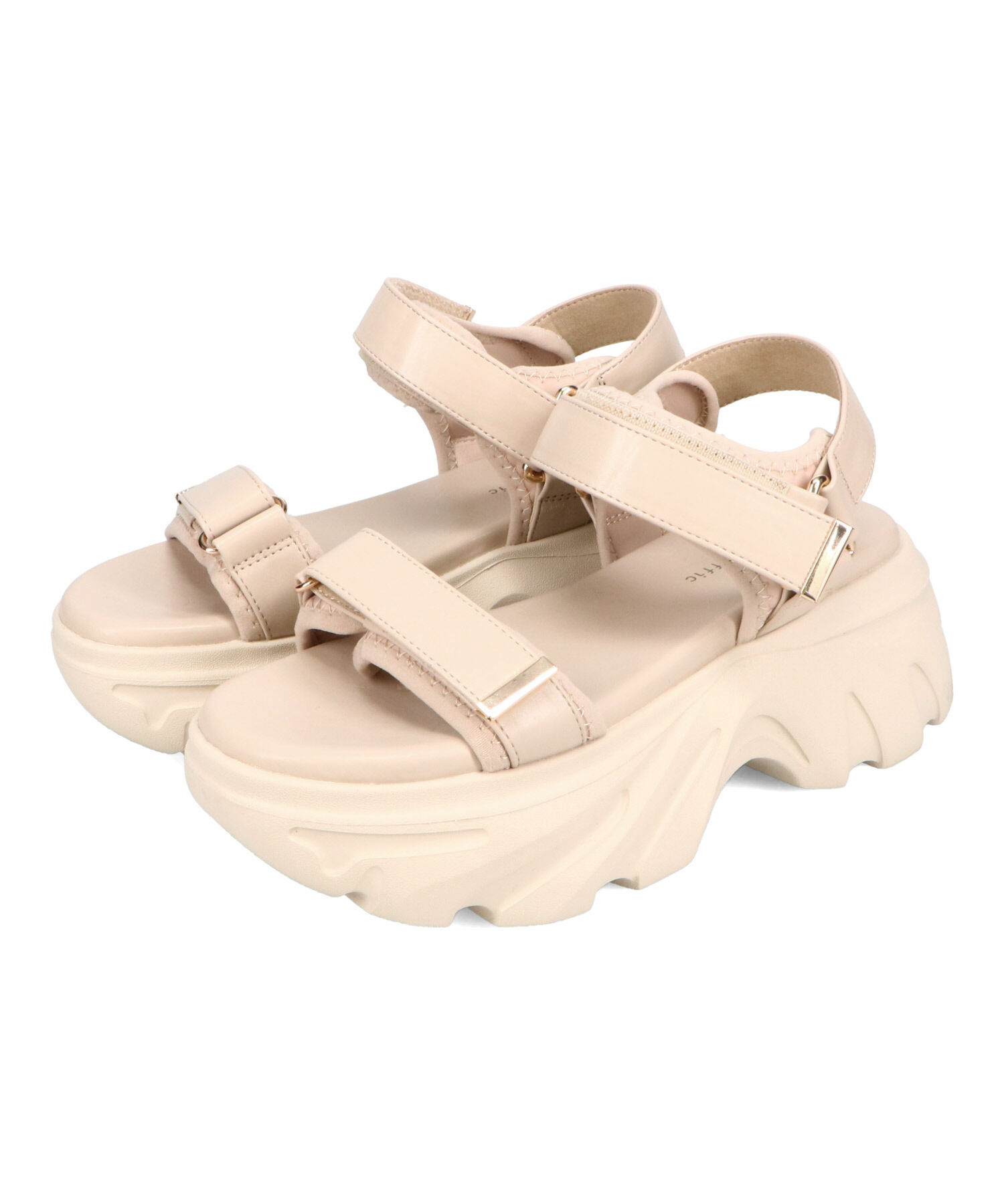 ORiental TRaffic「【トレンド】●2025春夏新作●ボリュームソールベルトスポサン/51212 サンダル 厚底 人気 売れてる」|サンダル|