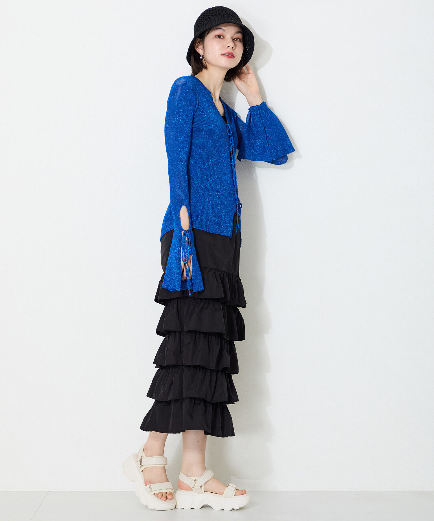 ORiental TRaffic「【トレンド】●2025春夏新作●ボリュームソールベルトスポサン/51212 サンダル 厚底 人気 売れてる」|サンダル|