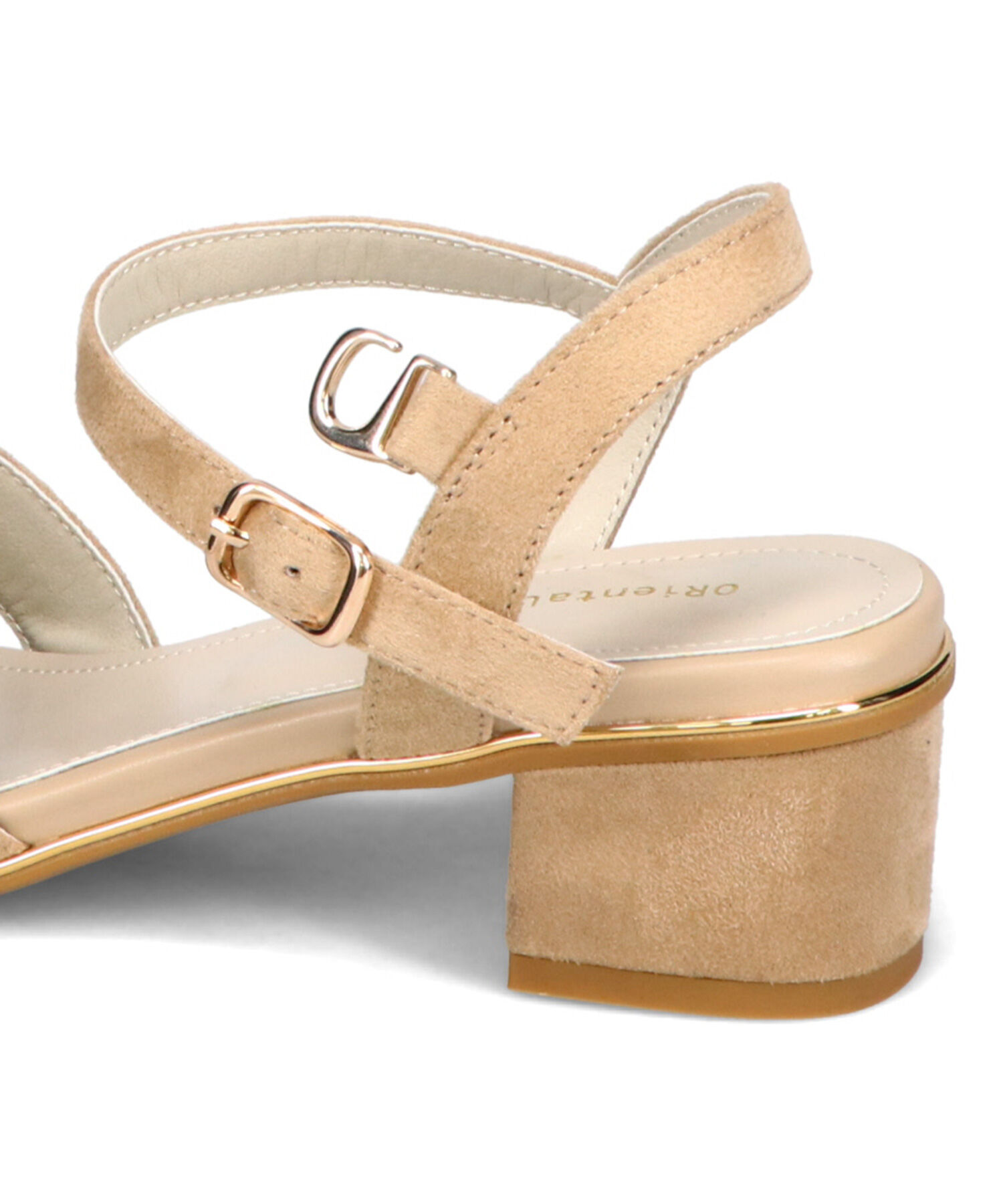 ORiental TRaffic「【WEB限定】●2025春夏新作●クロスストラップメタリックラインサンダル/55201 サンダル トレンド 人気」|サンダル|