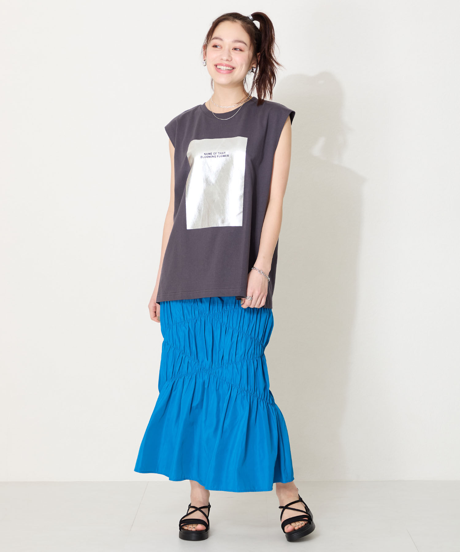 ORiental TRaffic「【WEB限定】●2025春夏新作●チューブストラップスポーツサンダル/55204 厚底　スポサン 人気」|サンダル|