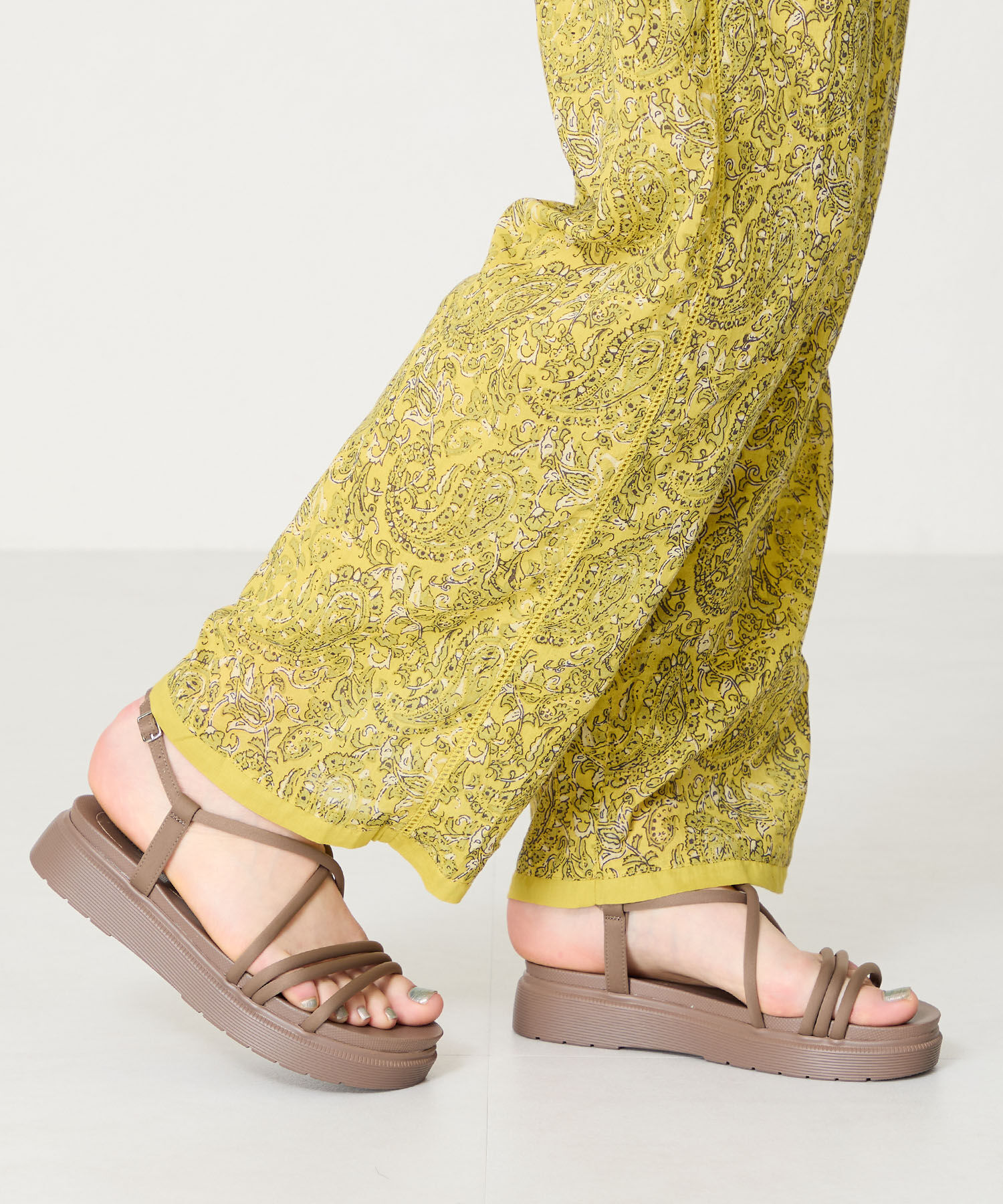 ORiental TRaffic「【WEB限定】●2025春夏新作●チューブストラップスポーツサンダル/55204 厚底　スポサン 人気」|サンダル|