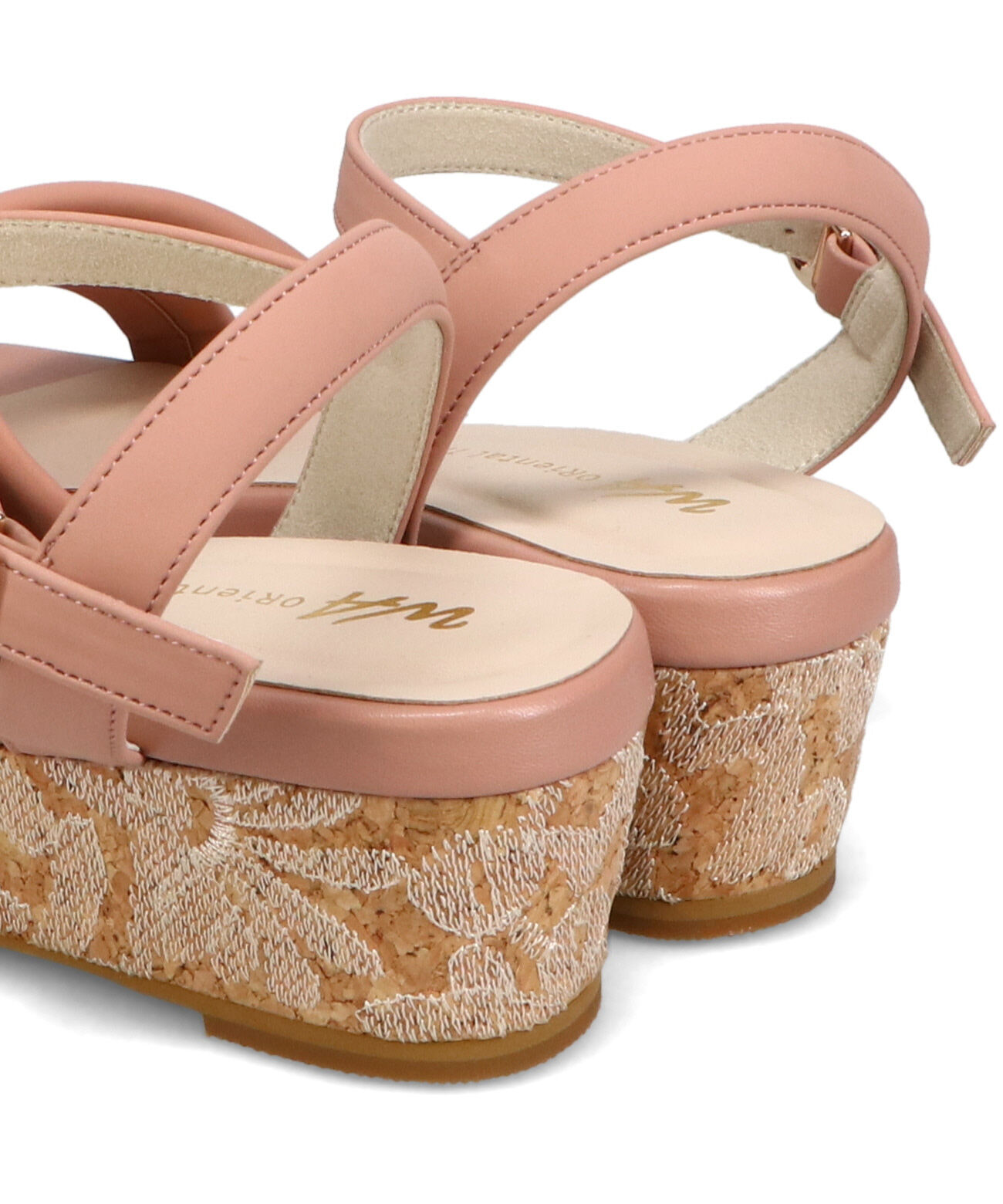 WA Oriental TRaffic「●2025春夏新作●パデットクロスコルクウエッジサンダル/52212 サンダル　人気 トレンド」|サンダル|