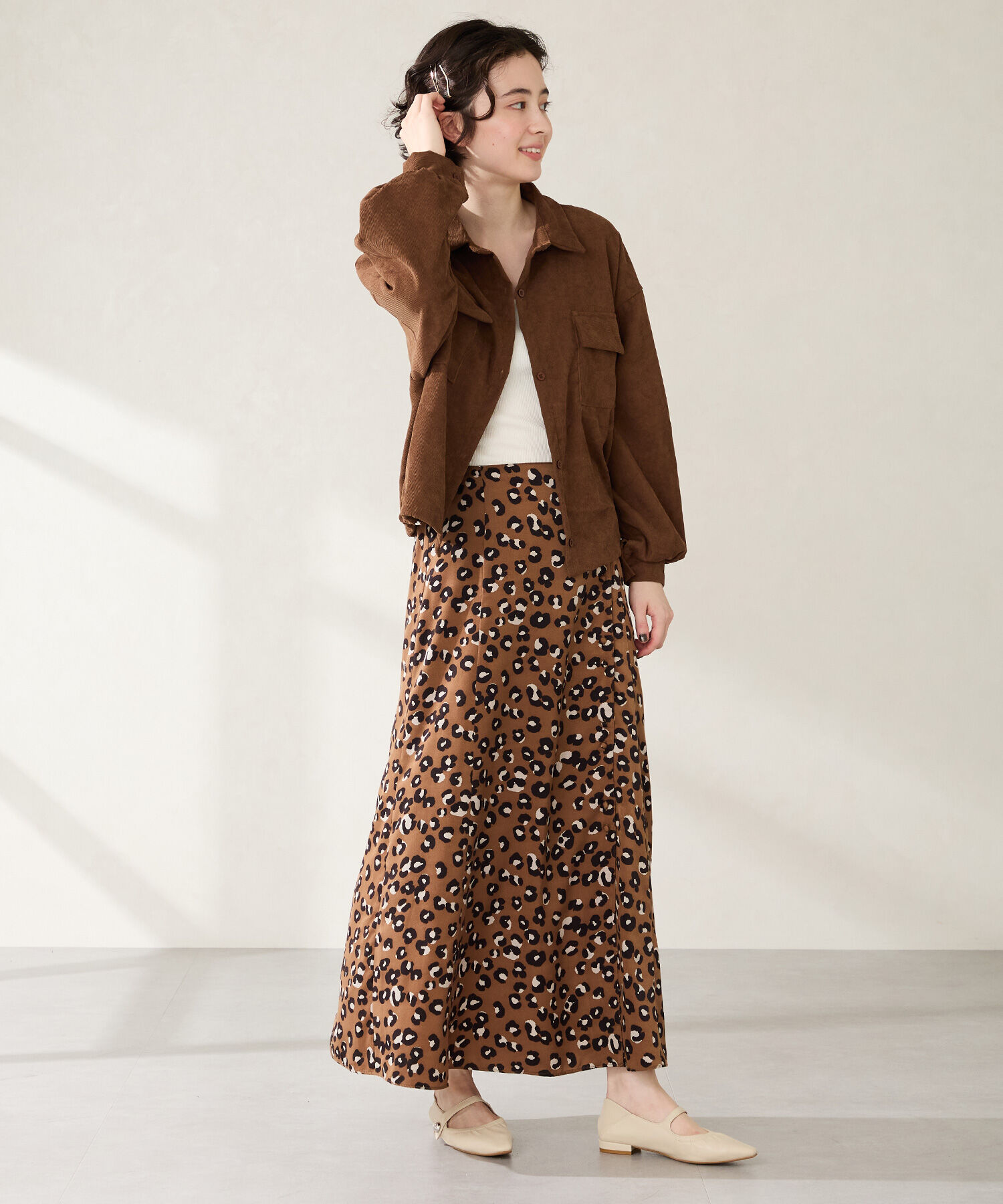 WA Oriental TRaffic「●2025秋冬新作●ギャザーデザインメリージェーン パンプス /52316 フラット 通勤靴 ストラップパンプス」|パンプス|