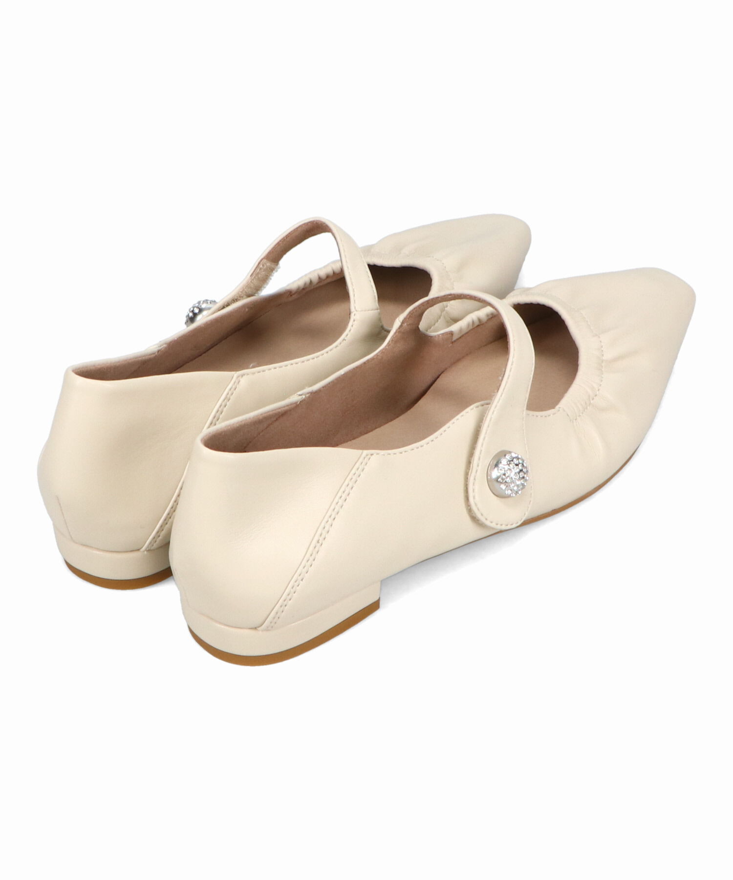 WA Oriental TRaffic「●2025秋冬新作●ギャザーデザインメリージェーン パンプス /52316 フラット 通勤靴 ストラップパンプス」|パンプス|