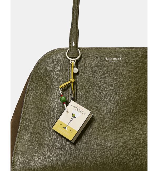 kate spade new york「チャームド カクテル ブック バッグ チャーム」|ストラップ|MISTY MINT