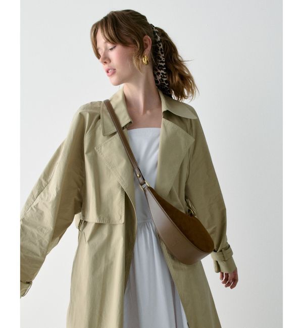 kate spade new york「ケーエスデュオ スエード クロスボディ バッグ」|ショルダー・メッセンジャー|BROWN