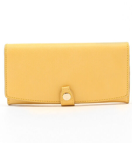 TOPKAPI 「COLORATO［コロラート］角シボ型押し・長財布」|財布|レモンイエロー