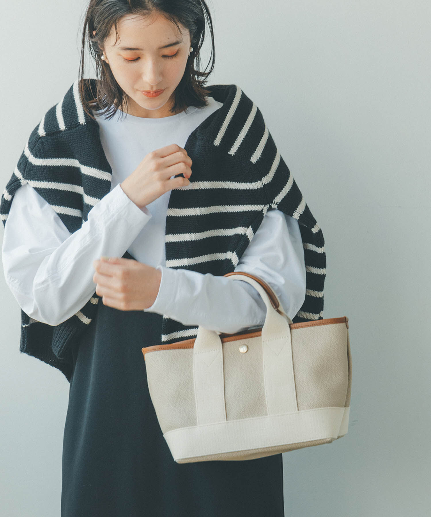 TOPKAPI BREATH「【VERY 10月号掲載】SCOTCH GRAIN スコッチグレイン ネオレザー ミニ トートバッグ」|トートバッグ|