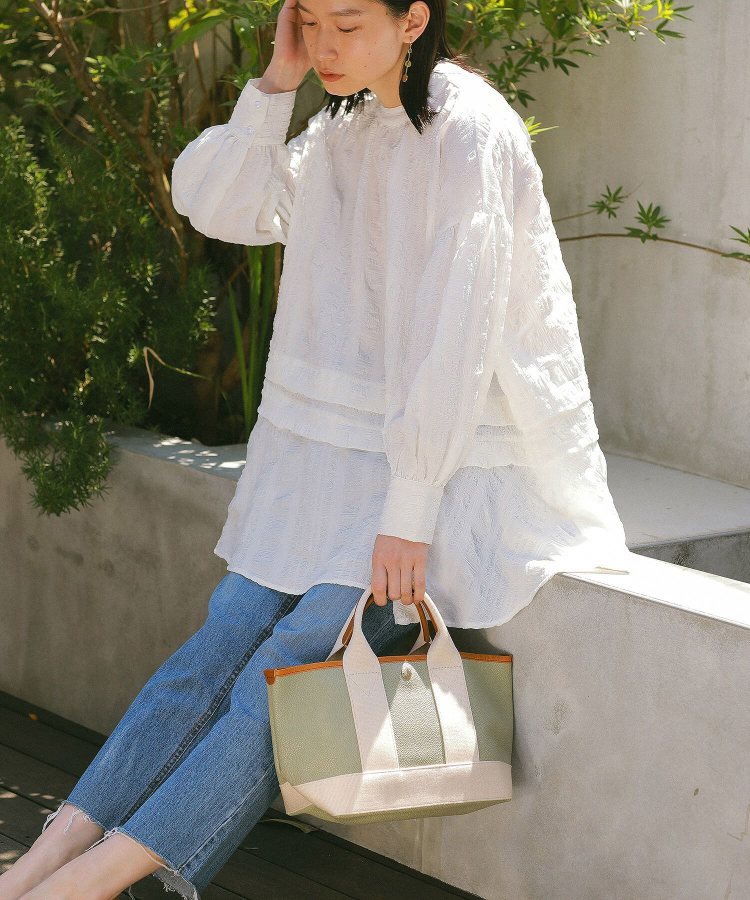 TOPKAPI BREATH「【VERY 10月号掲載】SCOTCH GRAIN スコッチグレイン ネオレザー ミニ トートバッグ」|トートバッグ|