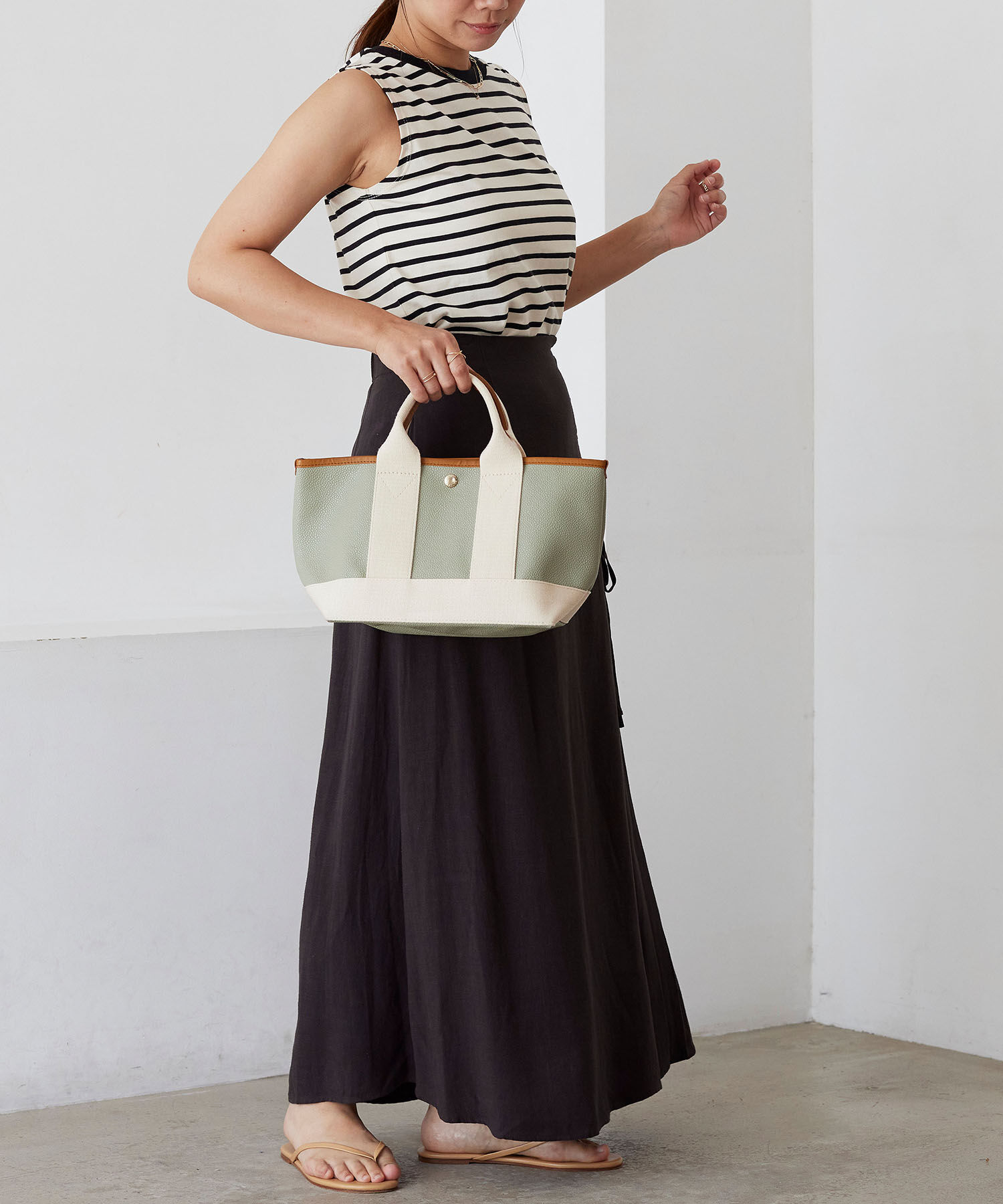 TOPKAPI BREATH「【VERY 10月号掲載】SCOTCH GRAIN スコッチグレイン ネオレザー ミニ トートバッグ」|トートバッグ|