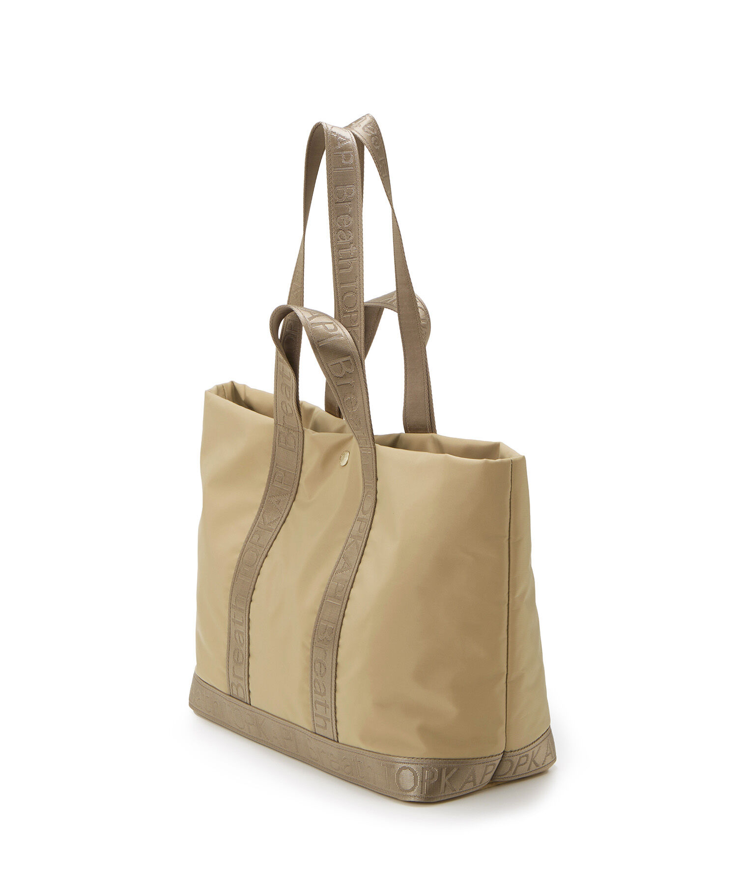 TOPKAPI BREATH「【Breath TOPKAPI】Freely フリーリー ナイロン ロゴテープ ダブルハンドル 2way トートバッグ」|トートバッグ|