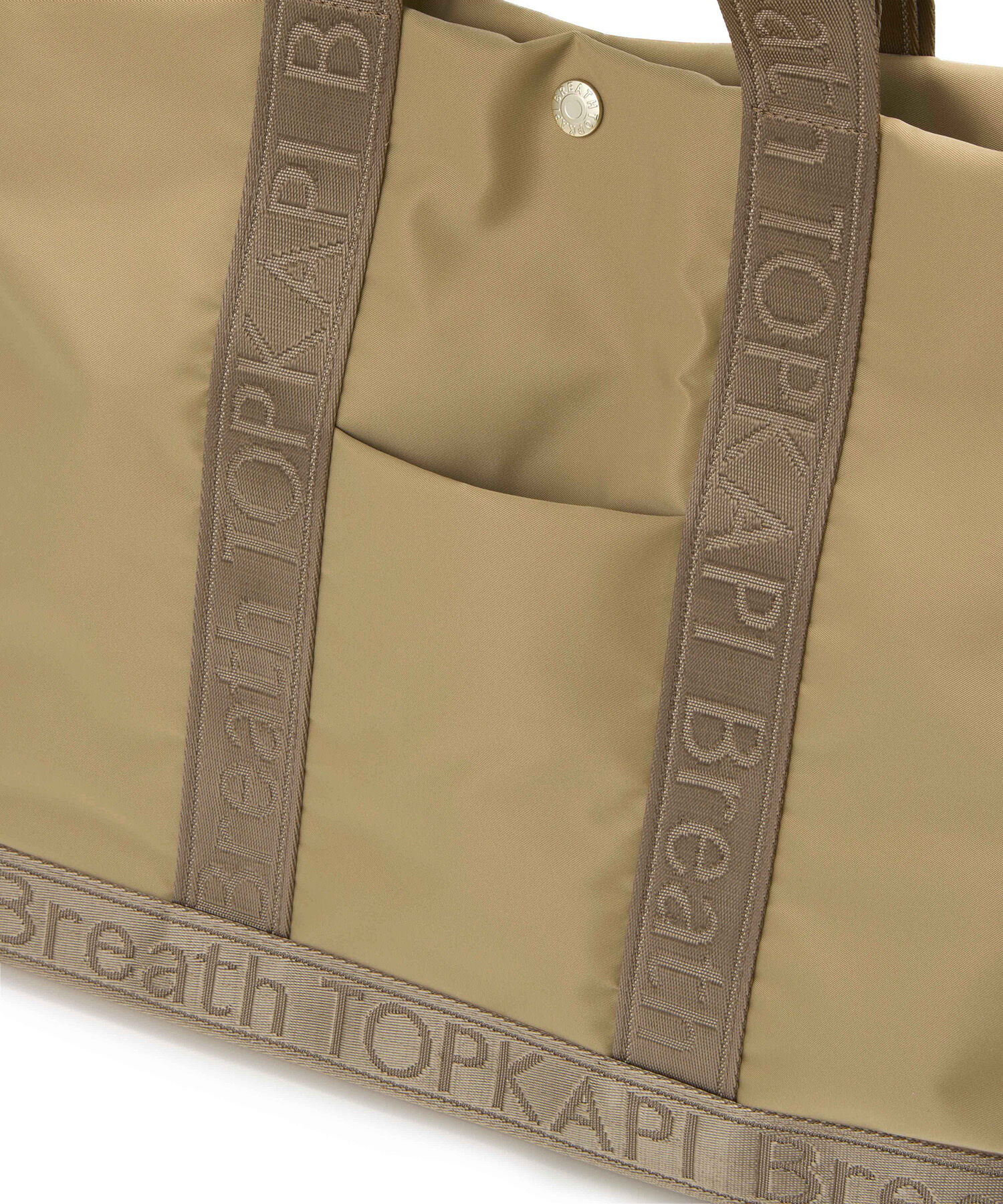 TOPKAPI BREATH「【Breath TOPKAPI】Freely フリーリー ナイロン ロゴテープ ダブルハンドル 2way トートバッグ」|トートバッグ|