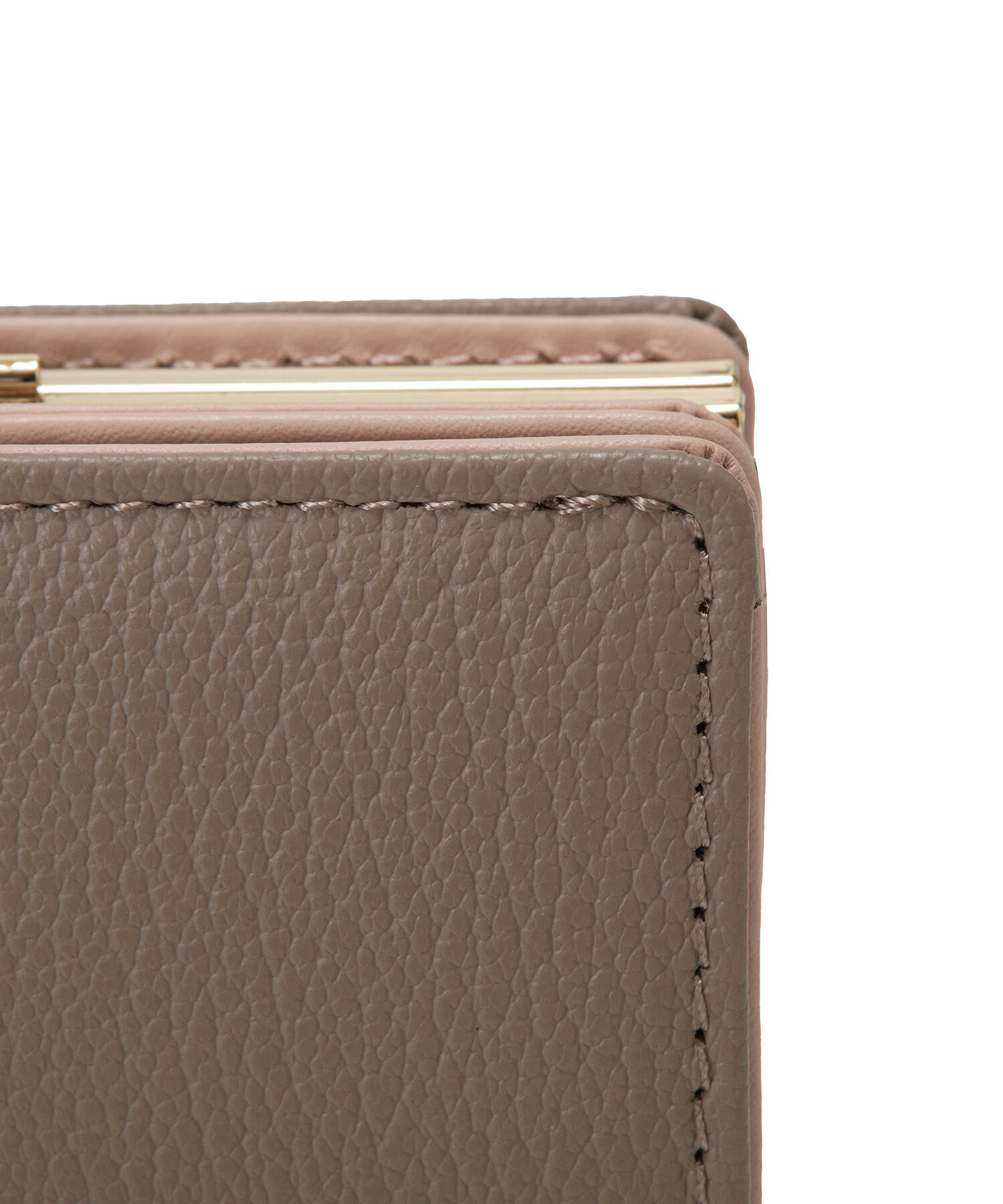 TOPKAPI 「【TOPKAPI】シュリンクレザー パール がま口 二つ折り 財布」|財布|