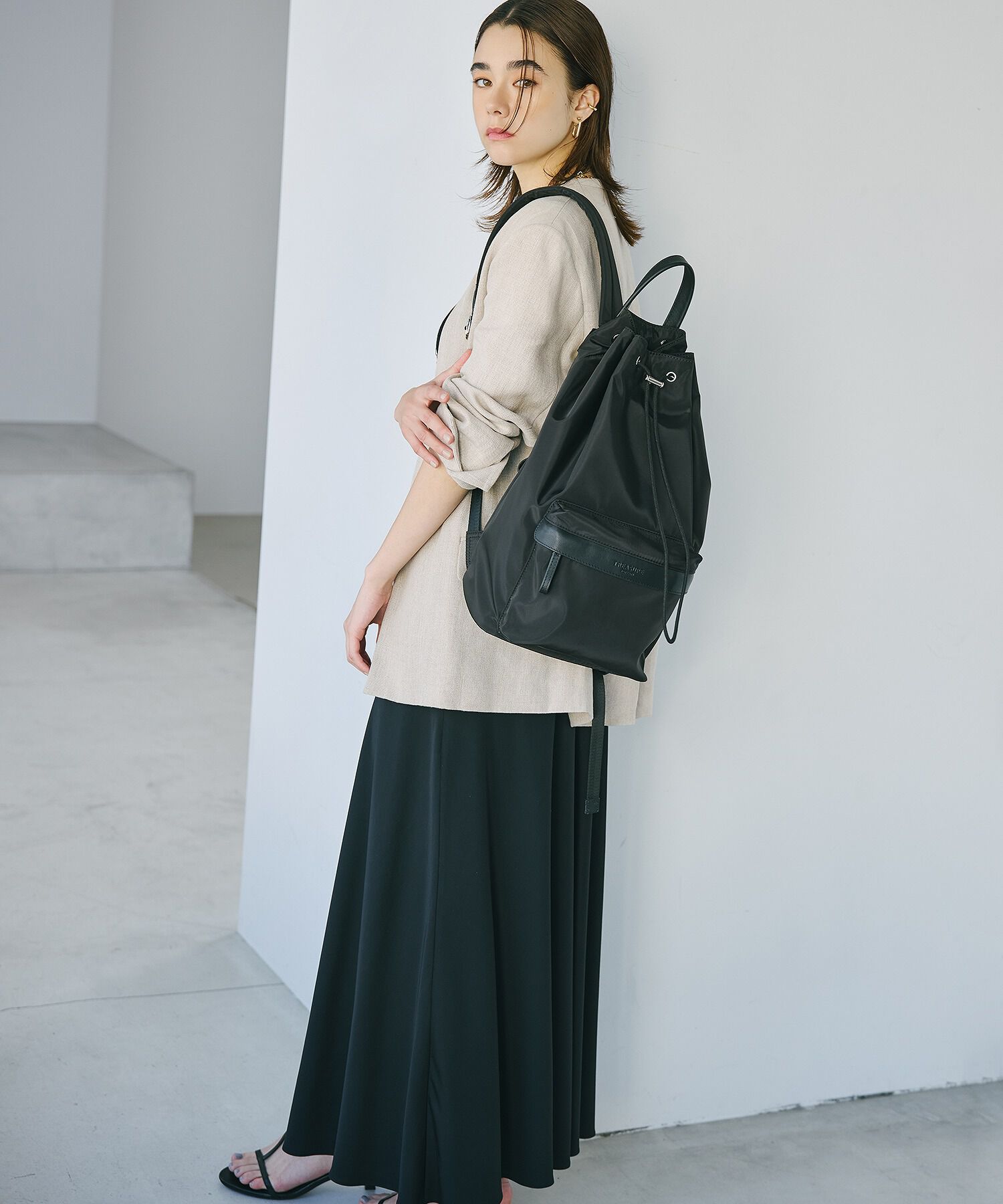 TOPKAPI TREASURE「【TREASURE TOPKAPI】ナイロン ドロスト シンプル リュック」|リュック|